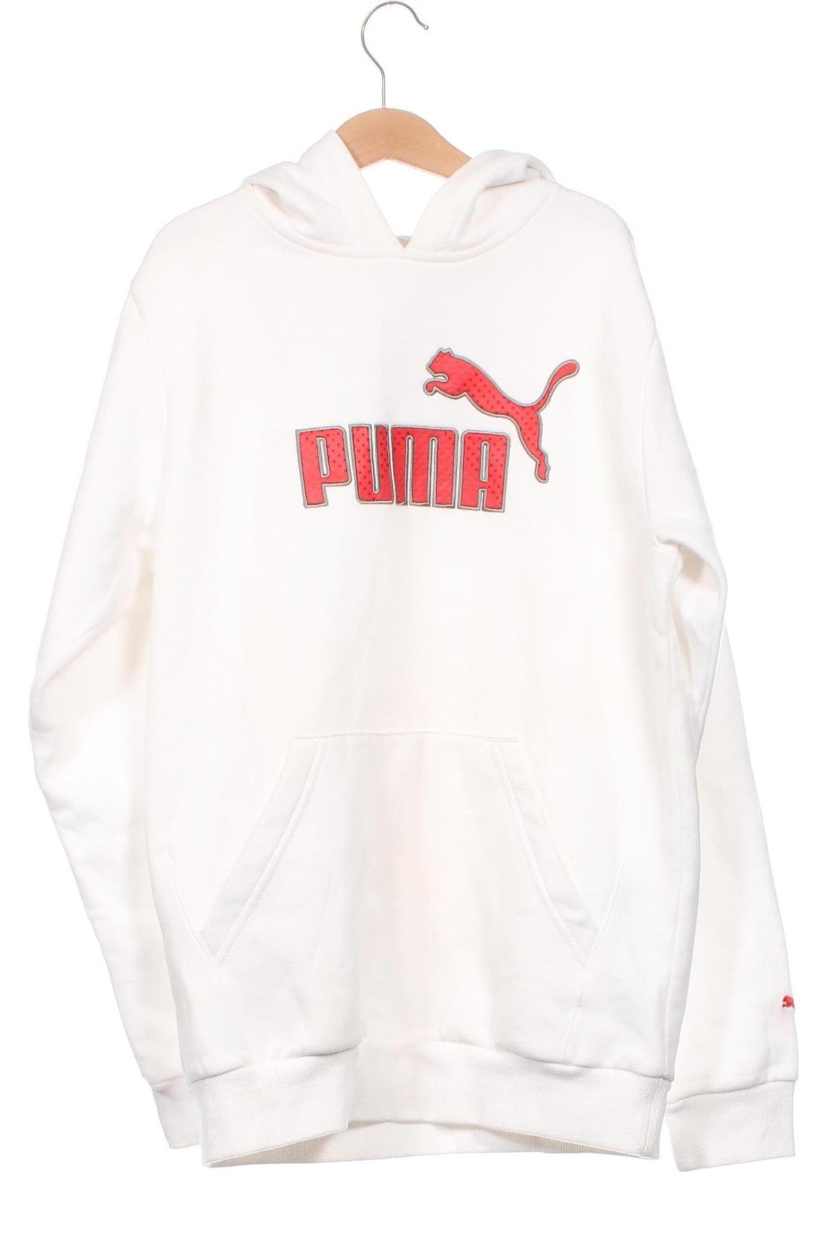 Dziecięca bluza PUMA, Rozmiar 10-11y/ 146-152 cm, Kolor Biały, Cena 72,36 zł