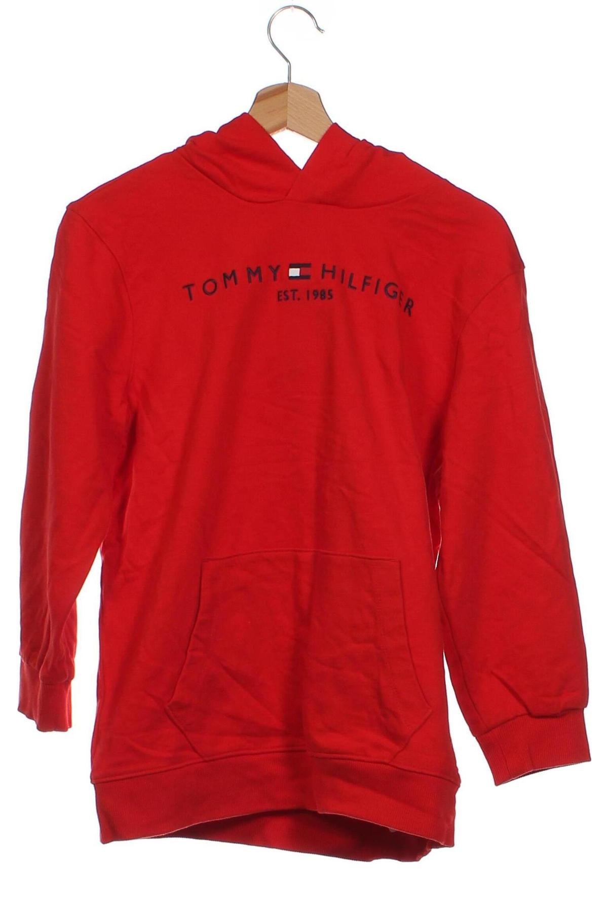 Dziecięca bluza Tommy Hilfiger, Rozmiar 15-18y/ 170-176 cm, Kolor Czerwony, Cena 153,53 zł