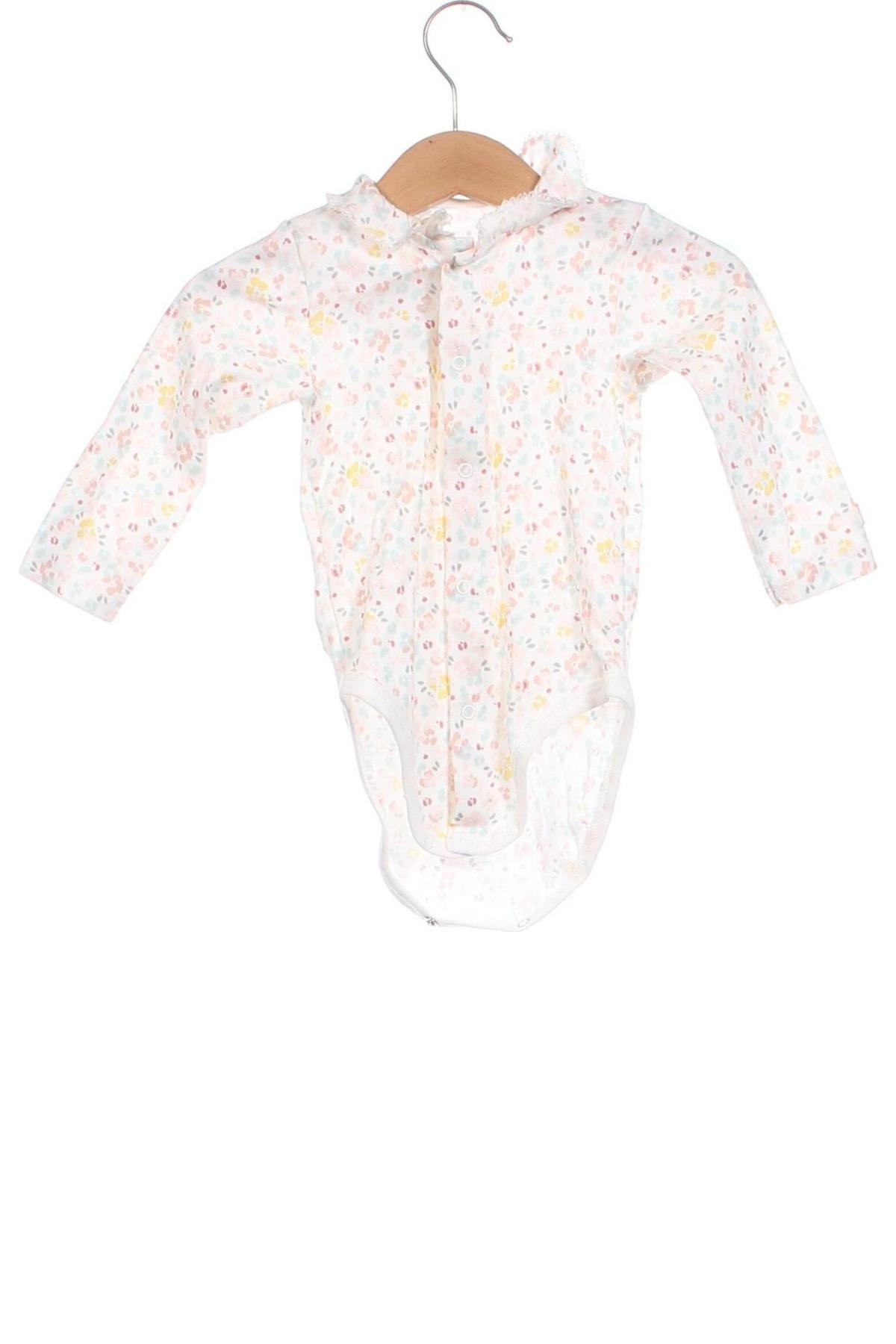 Детско боди Petit Bateau, Размер 6-9m/ 68-74 см, Цвят Бял, Цена 11,99 лв.