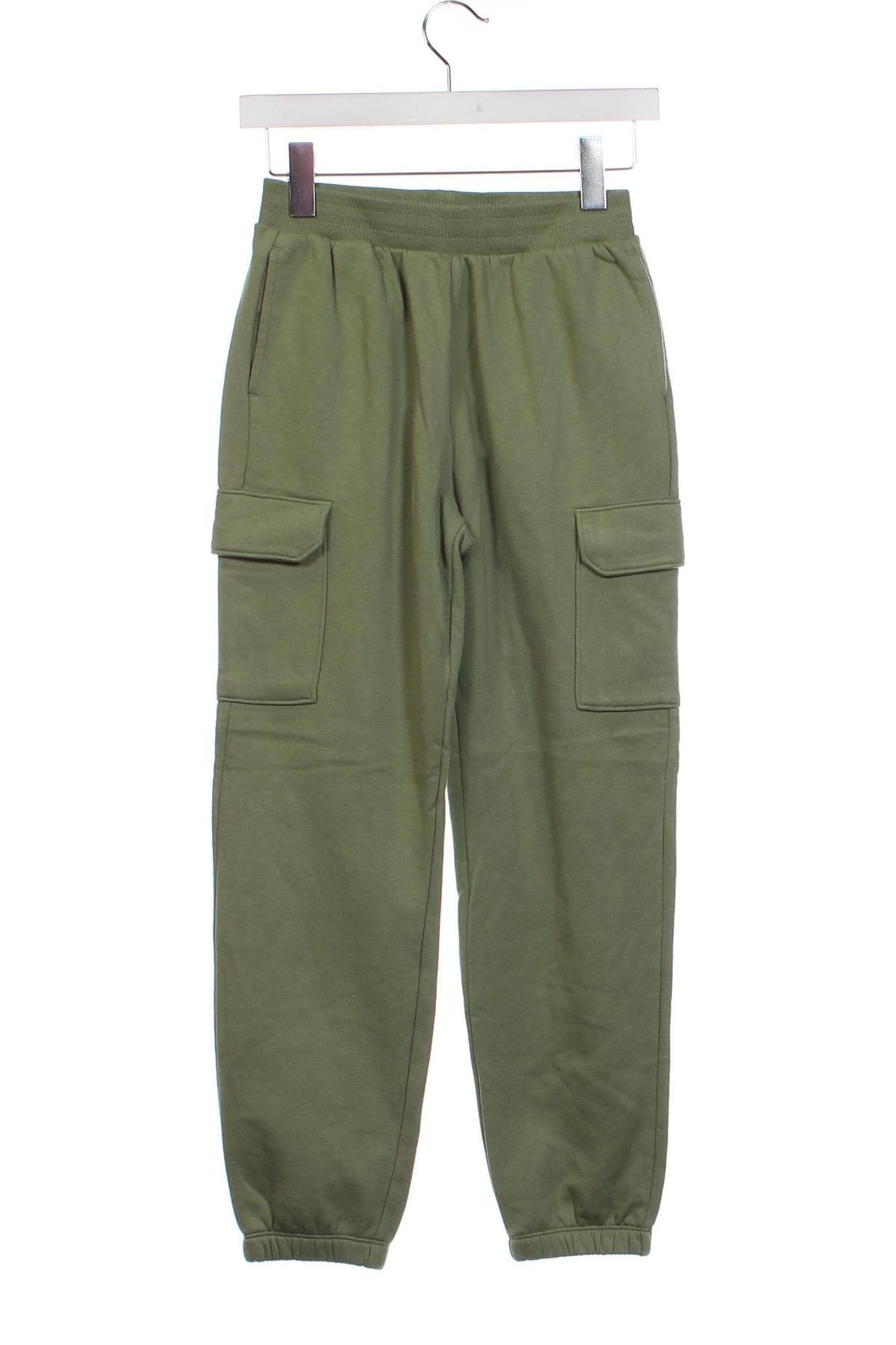 Pantaloni de trening, pentru copii, Mărime 12-13y/ 158-164 cm, Culoare Verde, Preț 69,08 Lei