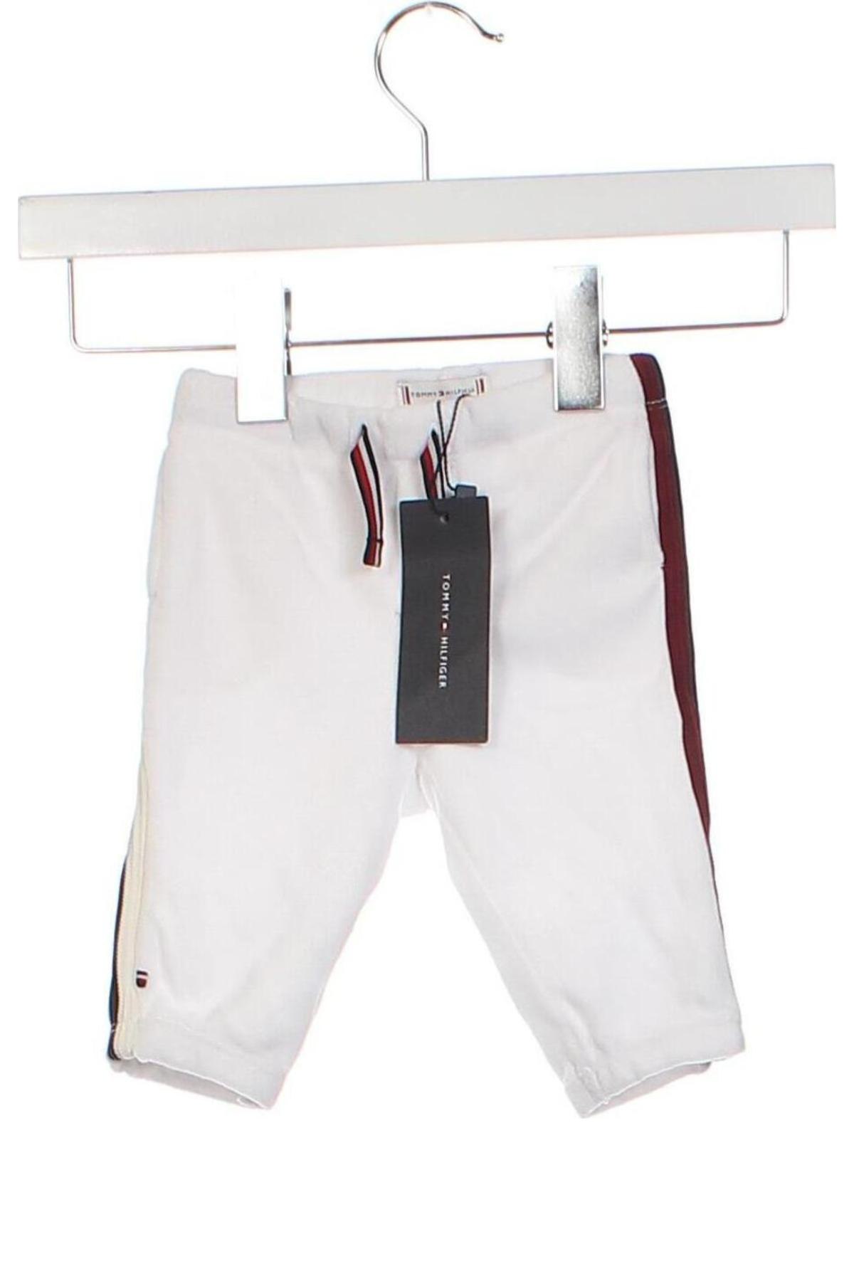 Pantaloni de trening, pentru copii Tommy Hilfiger, Mărime 3-6m/ 62-68 cm, Culoare Alb, Preț 114,99 Lei