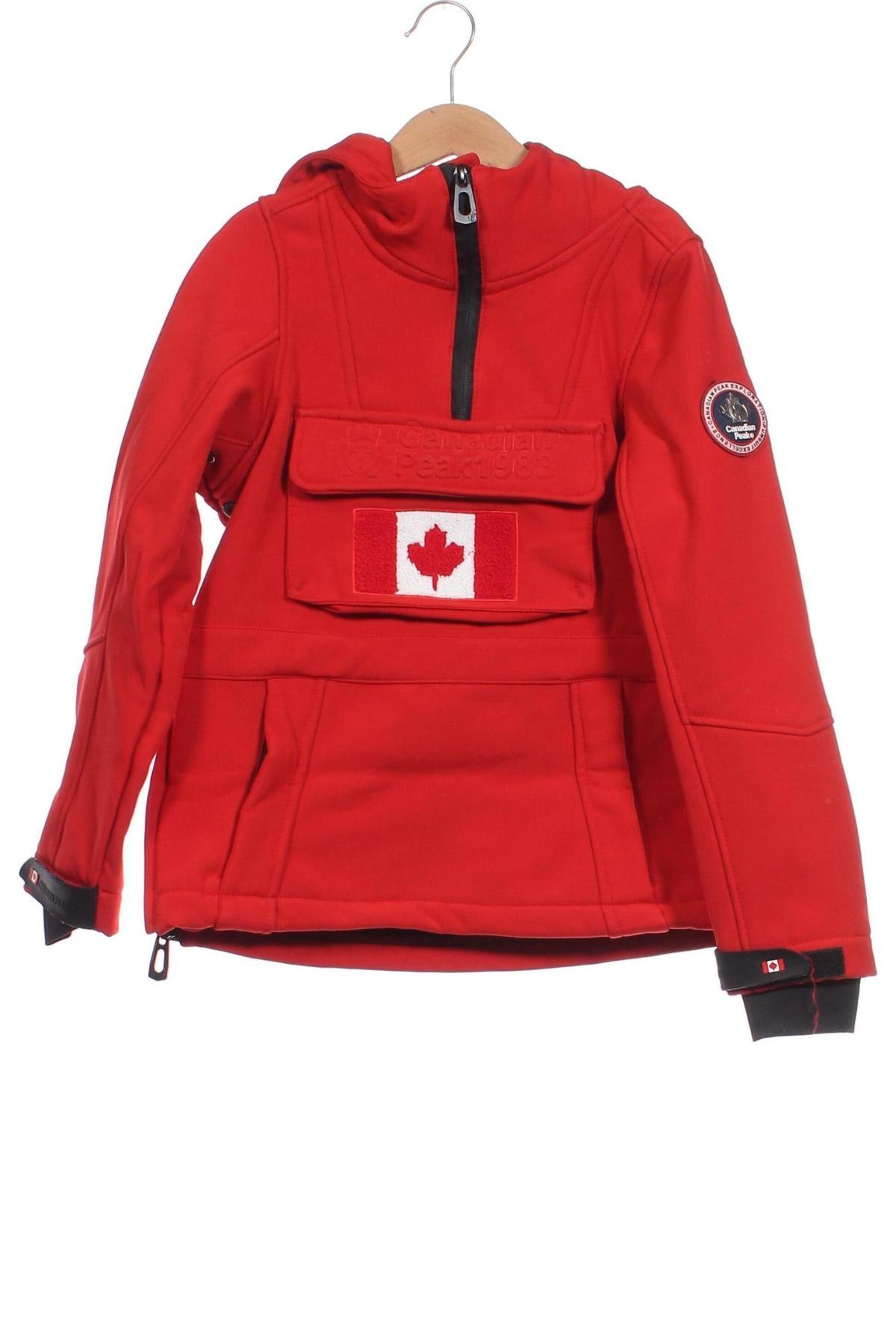 Kinderjacke Canadian Peak, Größe 7-8y/ 128-134 cm, Farbe Rot, Preis € 88,66