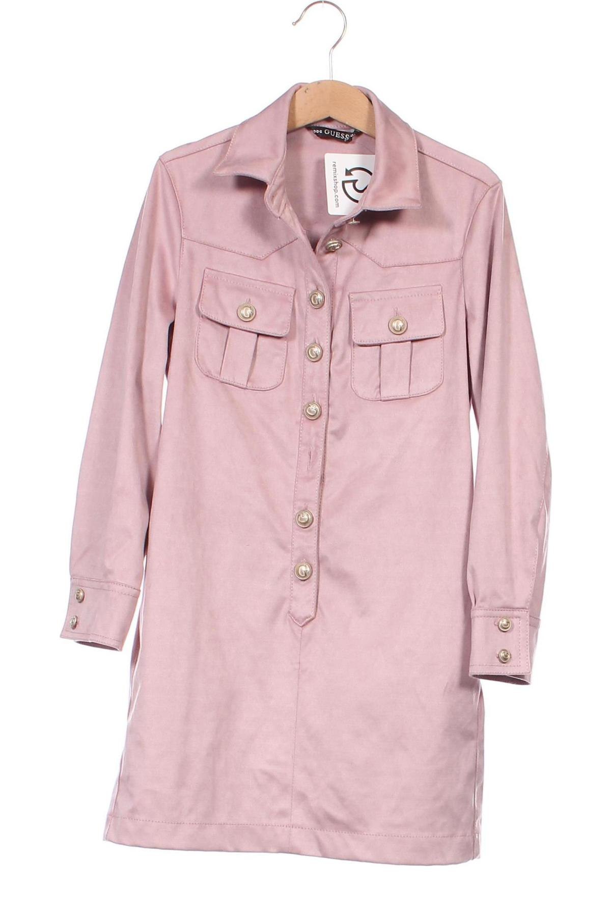 Kinderjacke Guess, Größe 6-7y/ 122-128 cm, Farbe Rosa, Preis € 21,99