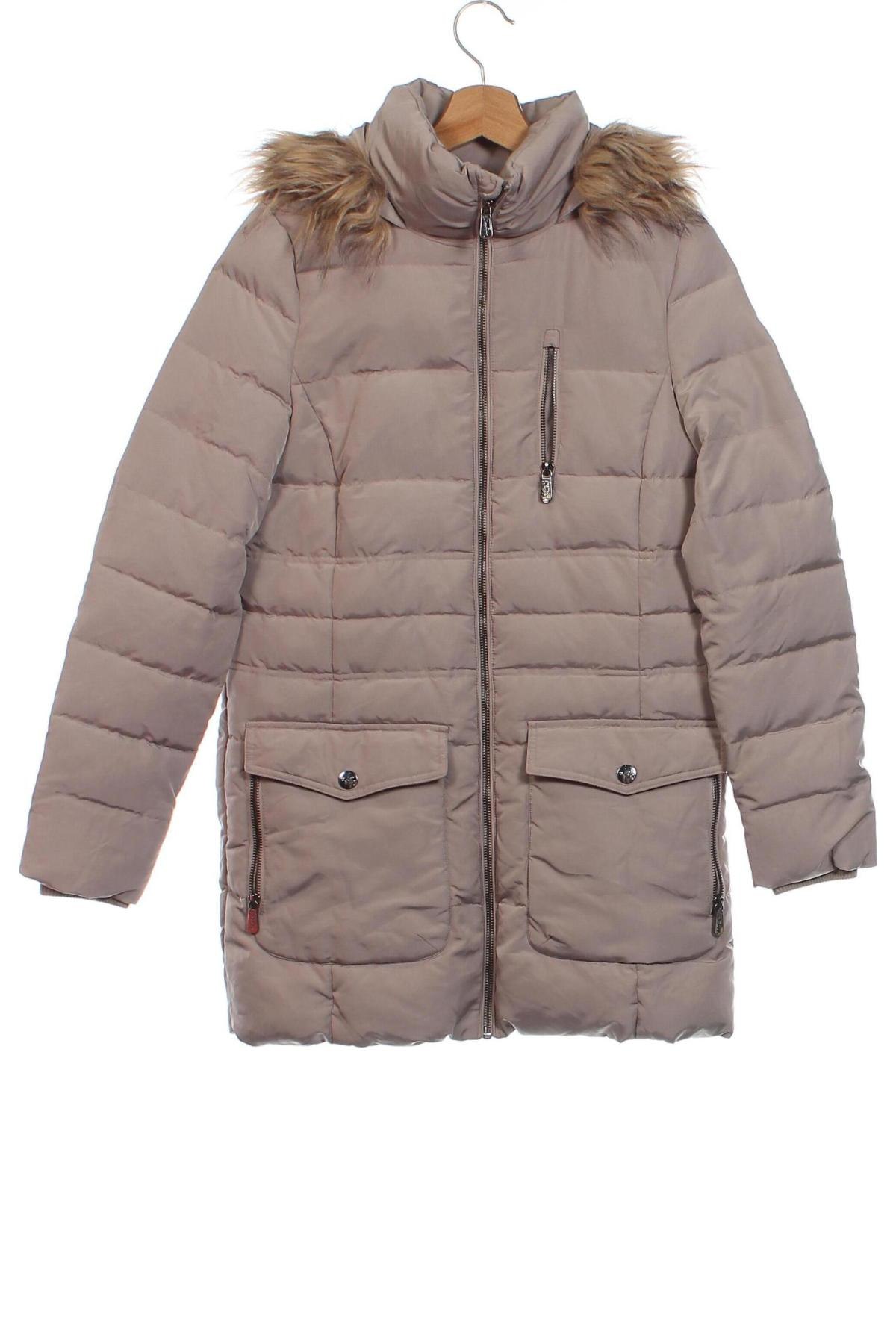 Kinderjacke Here+There, Größe 15-18y/ 170-176 cm, Farbe Beige, Preis 21,29 €