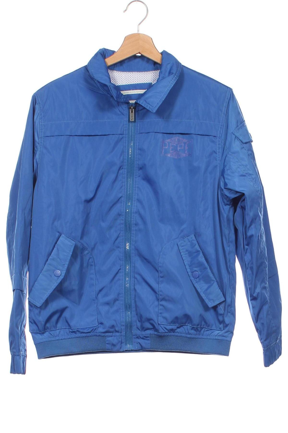 Kinderjacke Pepe Jeans, Größe 15-18y/ 170-176 cm, Farbe Blau, Preis 13,49 €