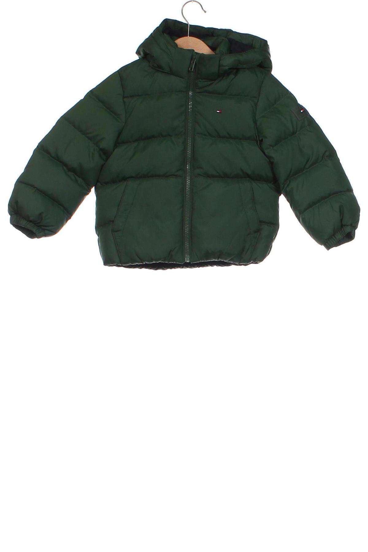 Dziecięca kurtka Tommy Hilfiger, Rozmiar 2-3y/ 98-104 cm, Kolor Zielony, Cena 446,99 zł