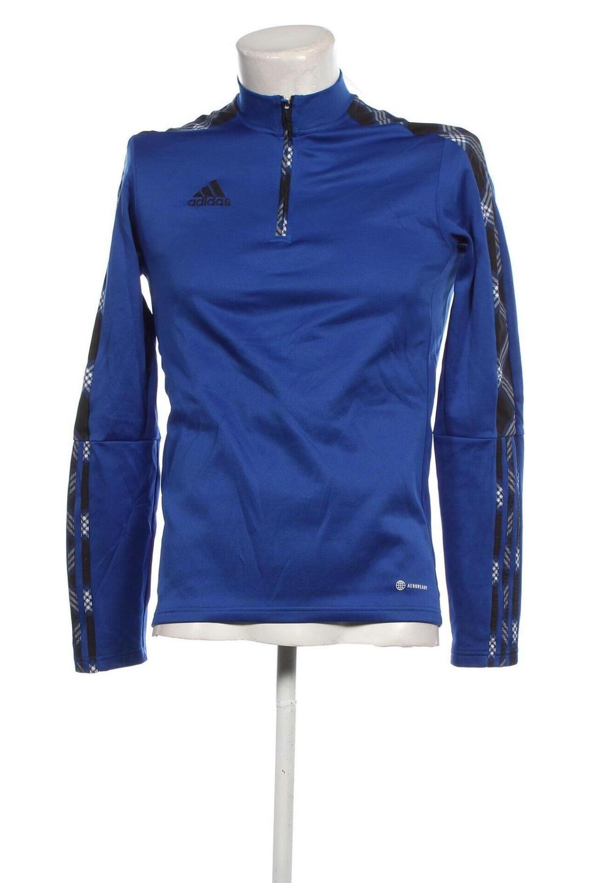 Bluză de bărbați Adidas, Mărime S, Culoare Albastru, Preț 111,84 Lei