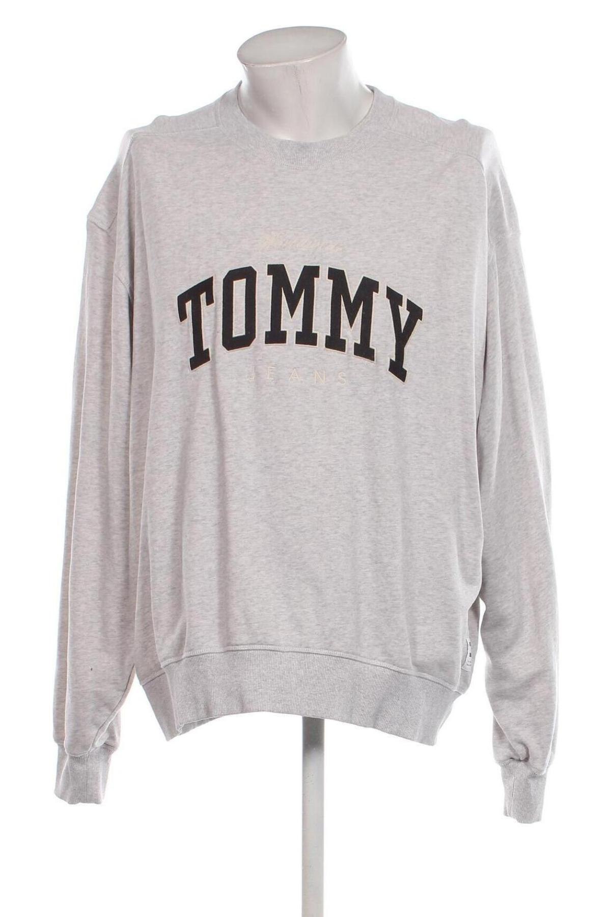 Bluză de bărbați Tommy Jeans, Mărime 3XL, Culoare Gri, Preț 128,99 Lei