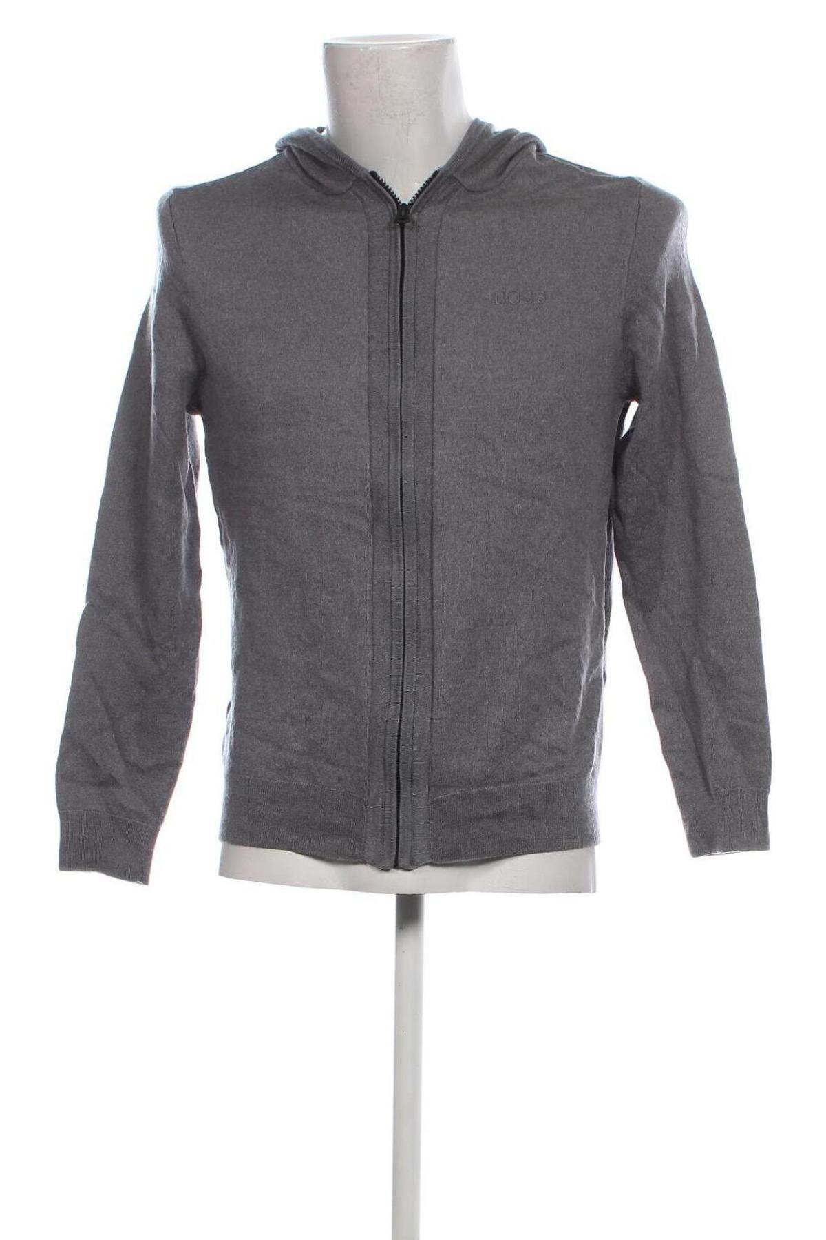 Herren Strickjacke BOSS, Größe XL, Farbe Grau, Preis 55,99 €