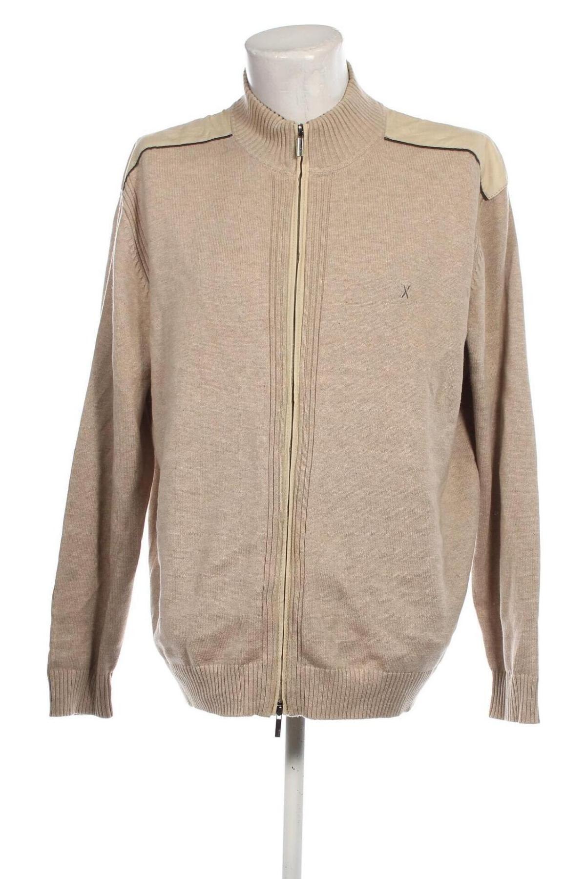 Herren Strickjacke Brax, Größe XXL, Farbe Beige, Preis € 17,49