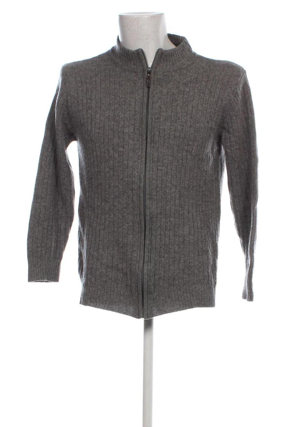 Herren Strickjacke Commander, Größe L, Farbe Grau, Preis € 7,49