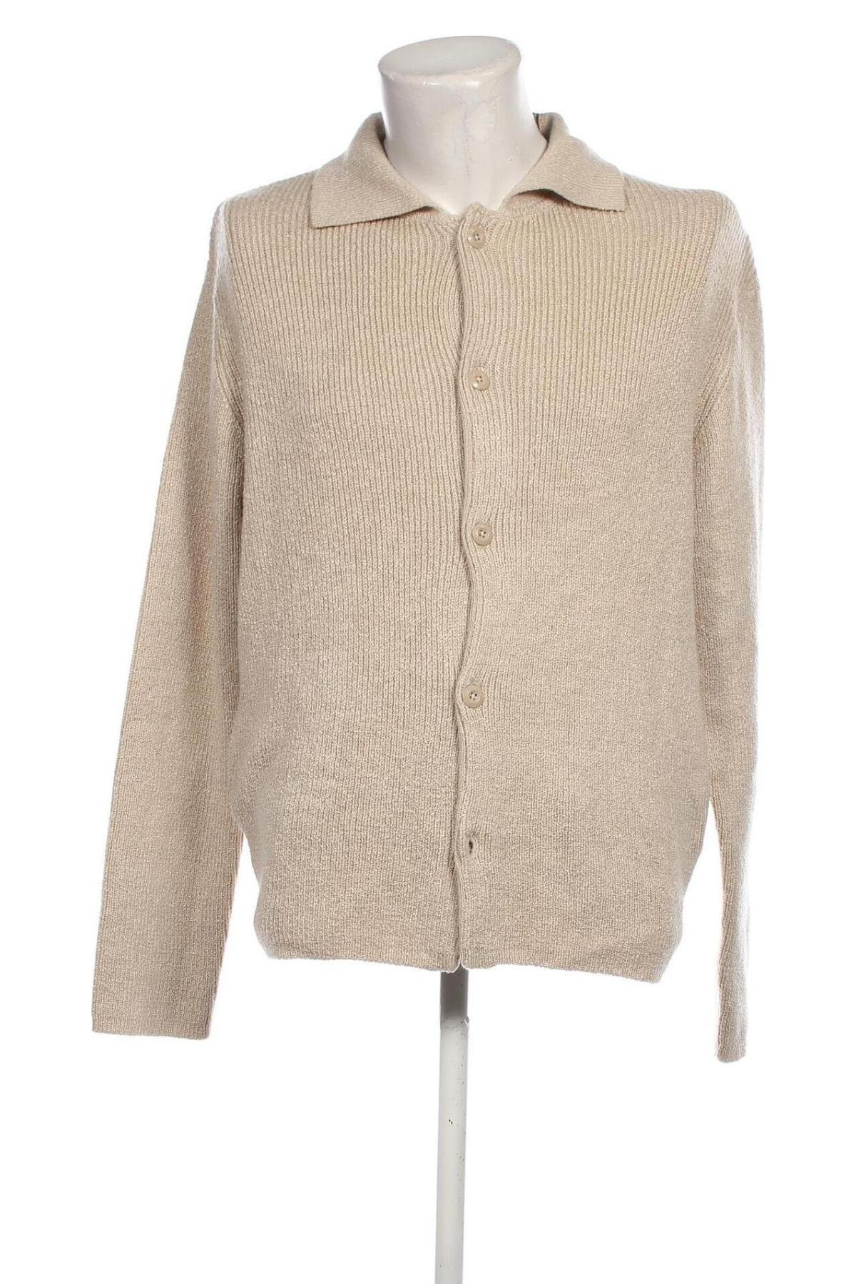 Herren Strickjacke Only & Sons, Größe L, Farbe Beige, Preis 9,49 €