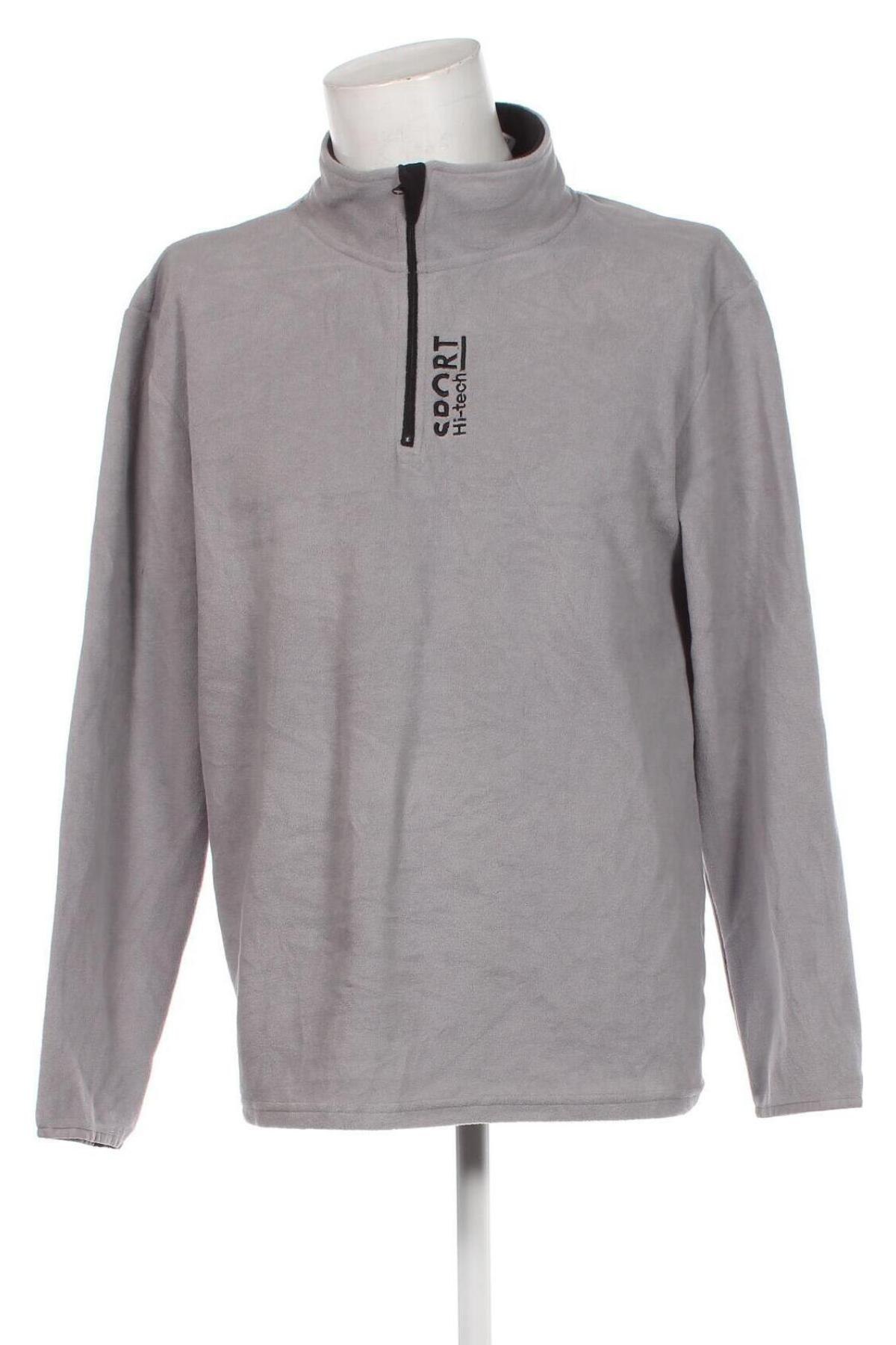 Ανδρική μπλούζα fleece Atlas For Men, Μέγεθος XL, Χρώμα Γκρί, Τιμή 6,49 €