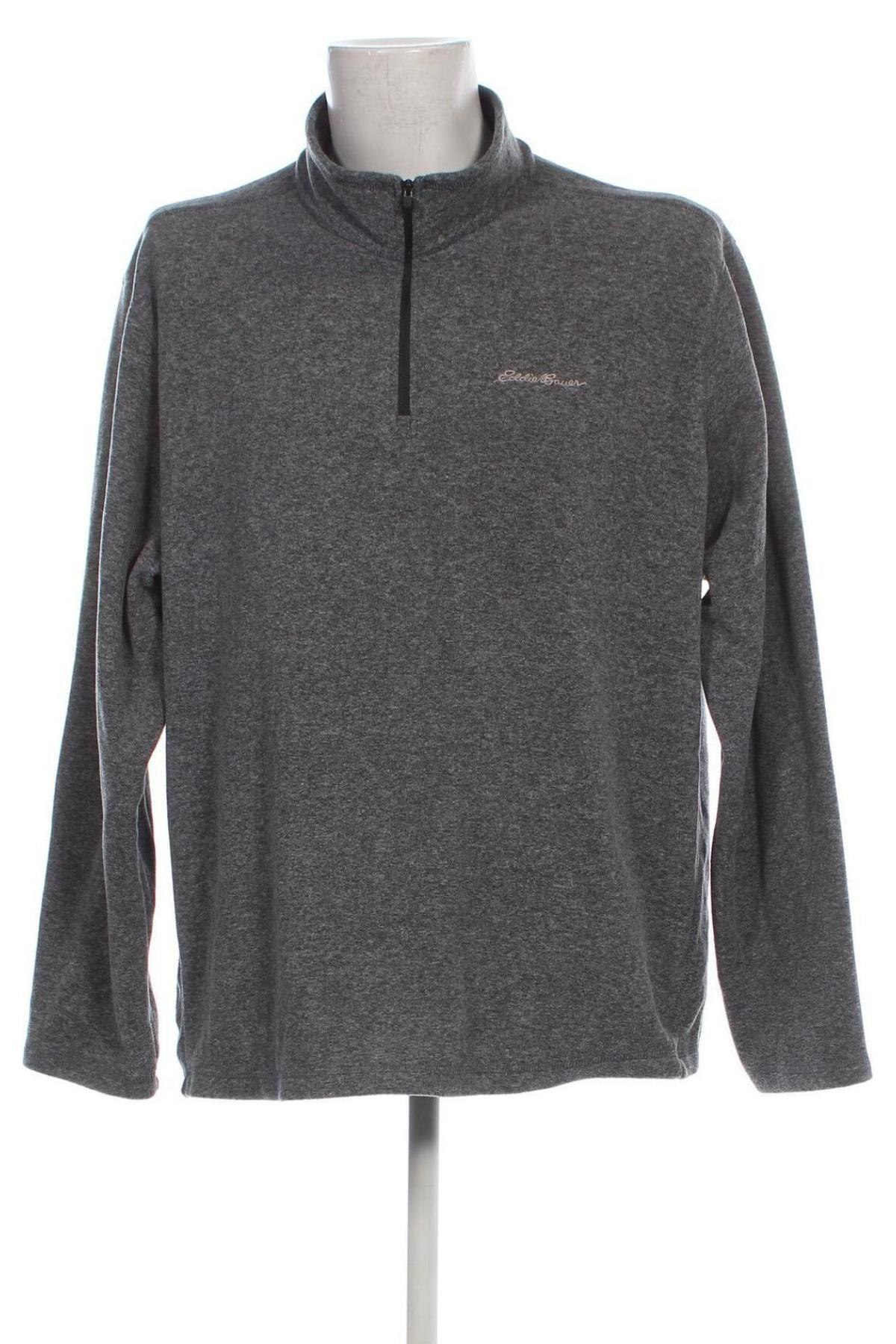 Ανδρική μπλούζα fleece Eddie Bauer, Μέγεθος XXL, Χρώμα Γκρί, Τιμή 14,99 €