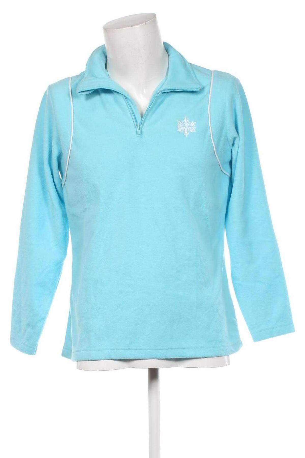 Herren Fleece Shirt Top Tex, Größe L, Farbe Blau, Preis 6,99 €