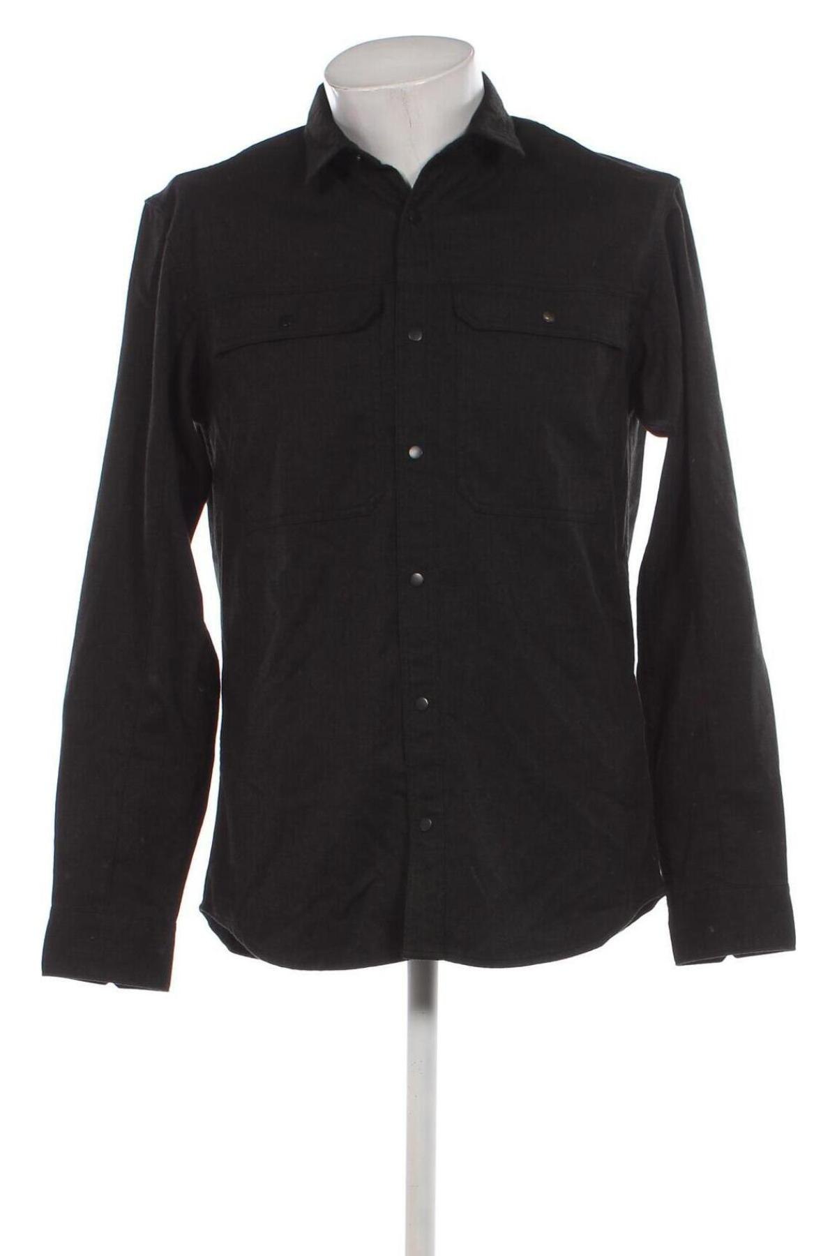 Herrenhemd Core By Jack & Jones, Größe L, Farbe Grau, Preis € 10,99