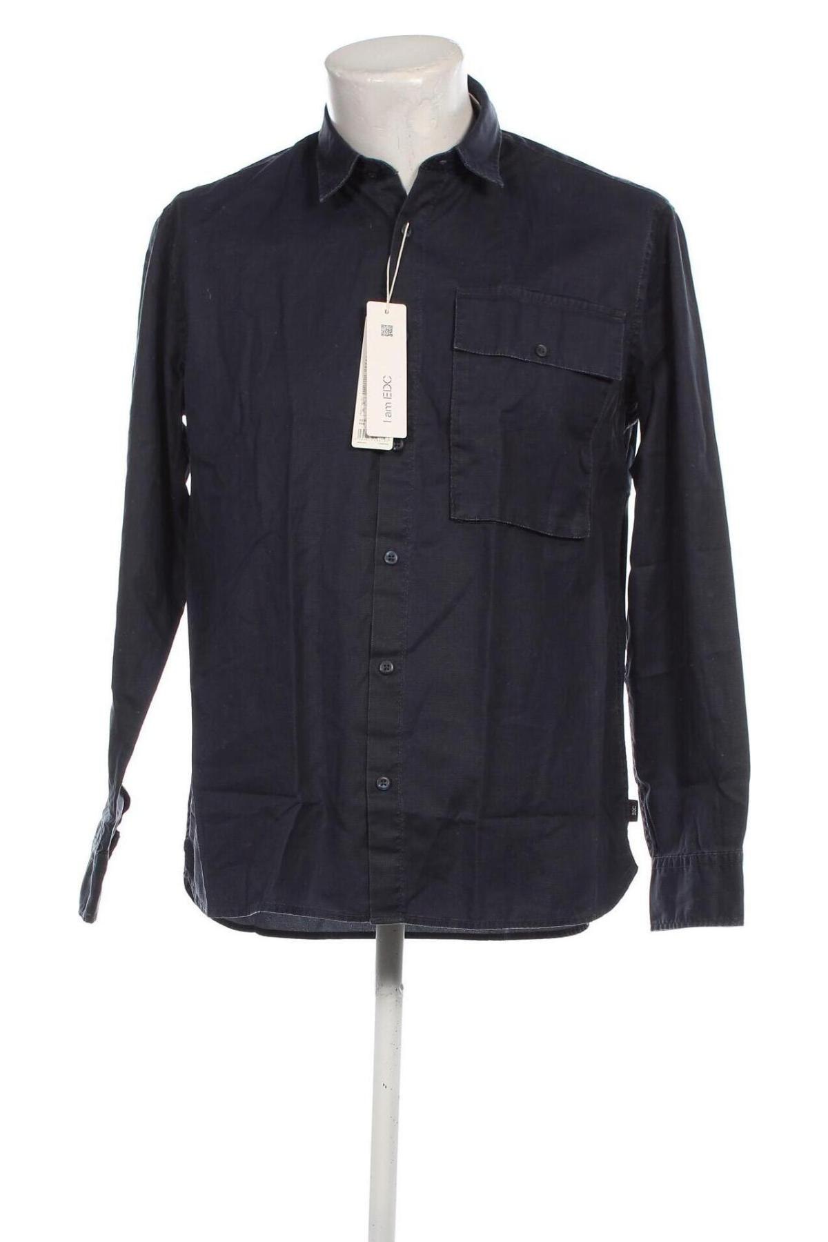 Herrenhemd Edc By Esprit, Größe M, Farbe Blau, Preis 39,69 €