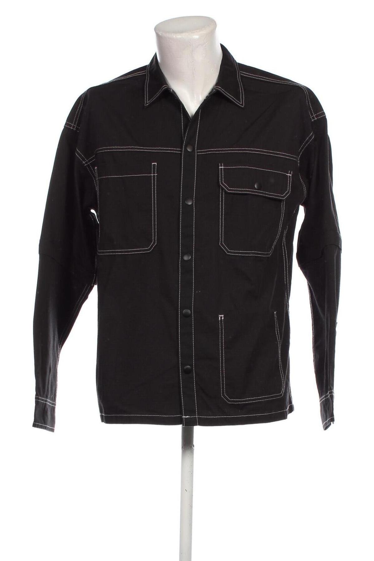 Cămașă de bărbați Jack & Jones, Mărime L, Culoare Negru, Preț 80,99 Lei