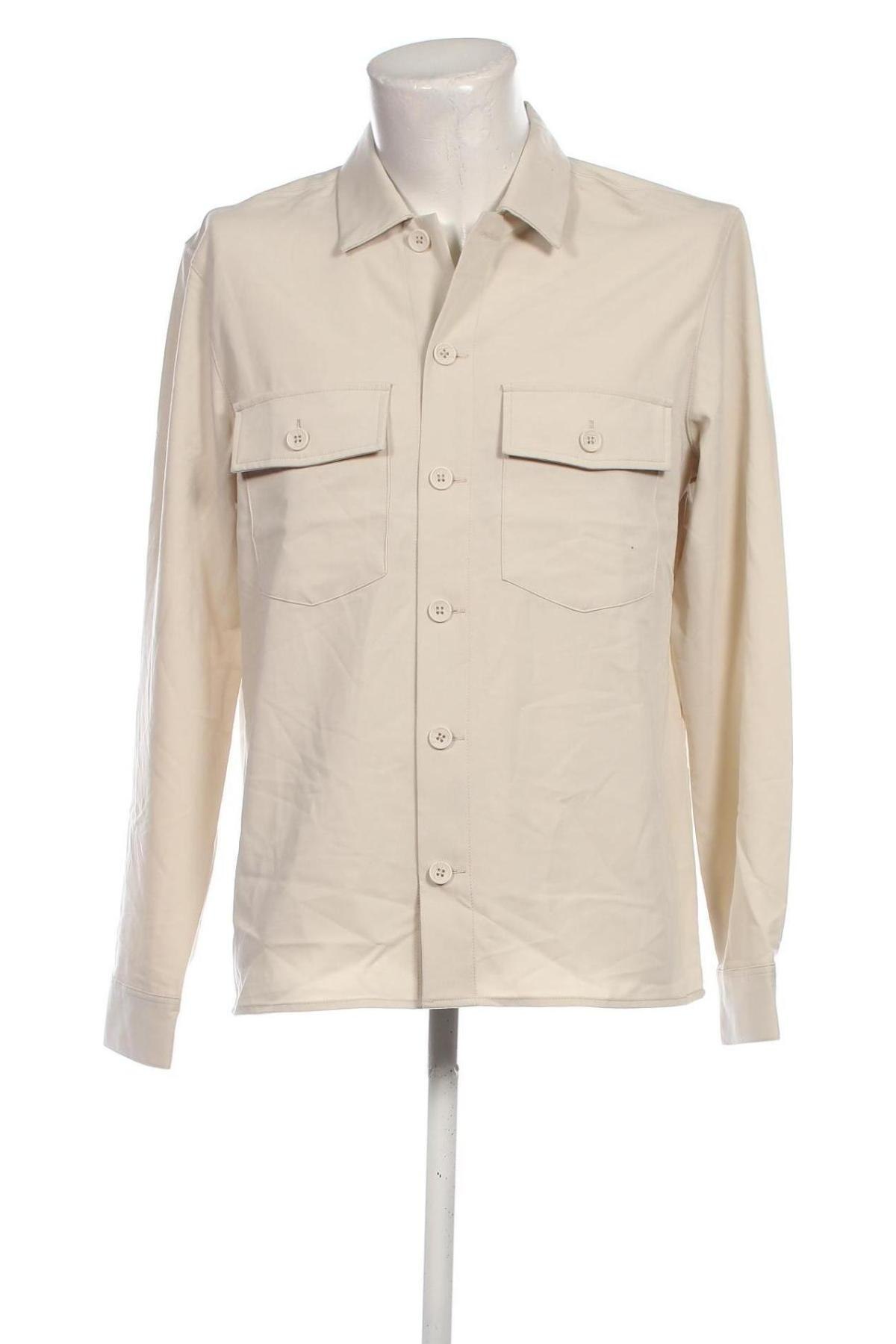 Herrenhemd Only & Sons, Größe M, Farbe Beige, Preis € 11,49