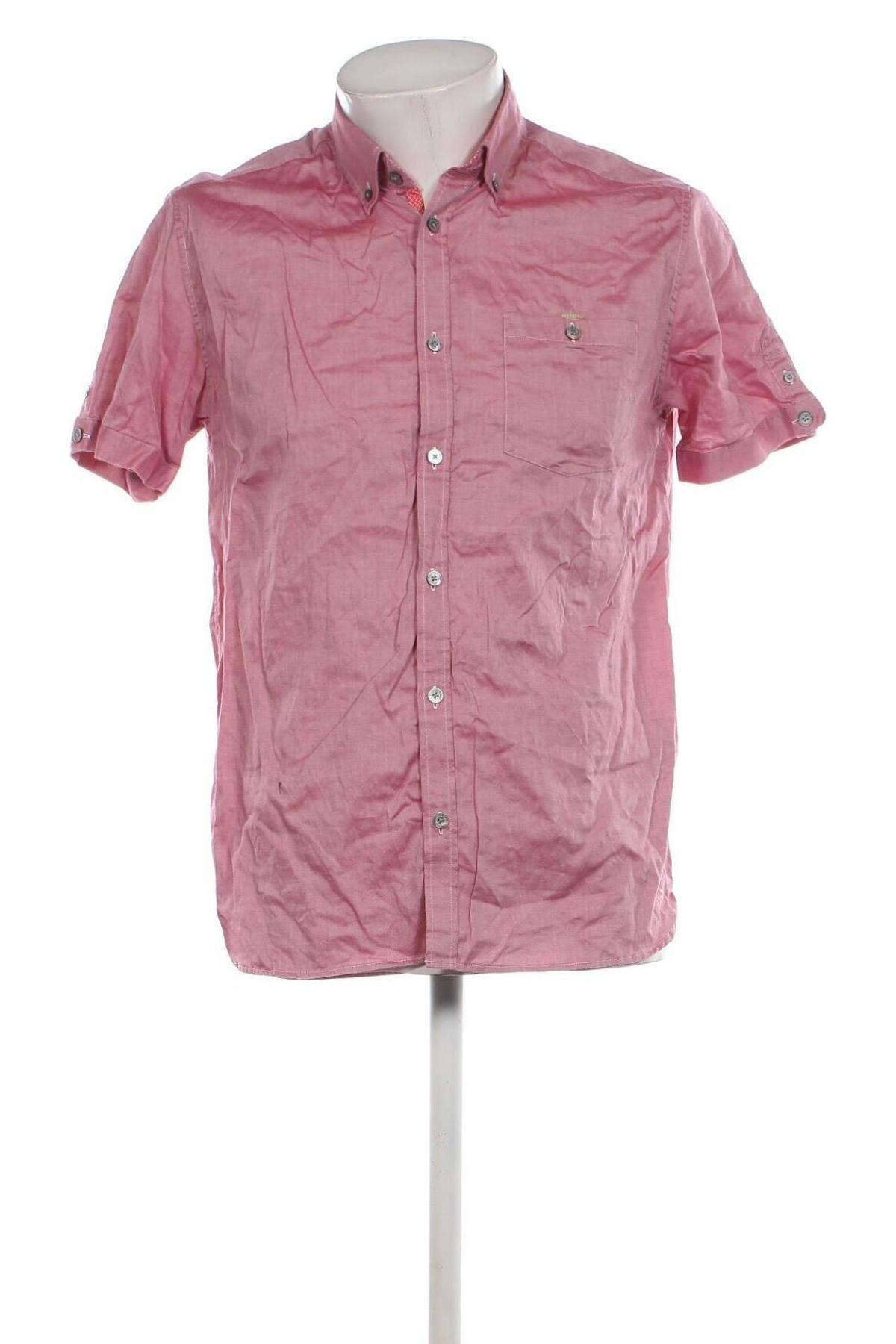 Herrenhemd Ted Baker, Größe L, Farbe Rot, Preis 12,56 €