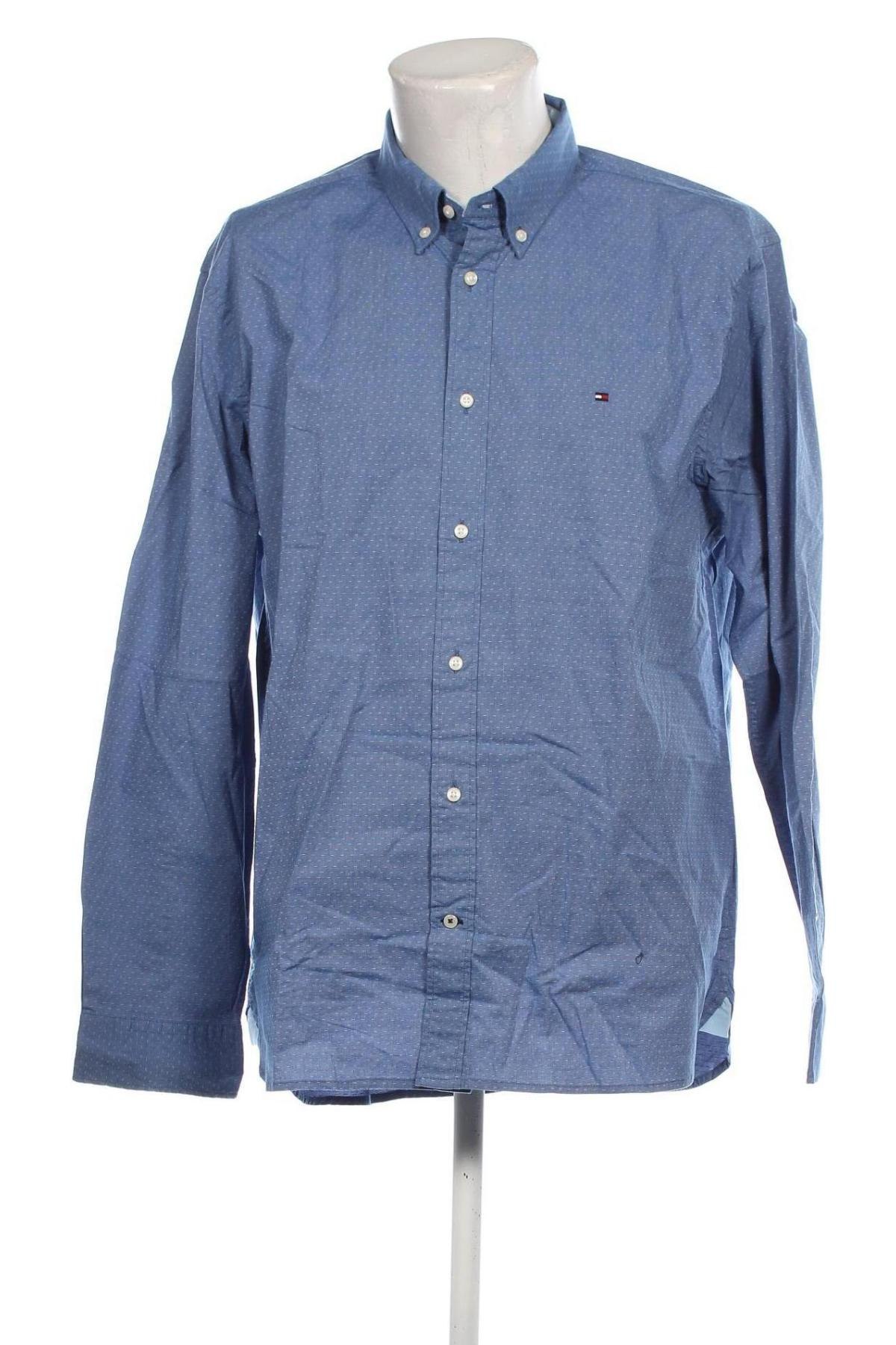 Herrenhemd Tommy Hilfiger, Größe XXL, Farbe Blau, Preis € 48,99