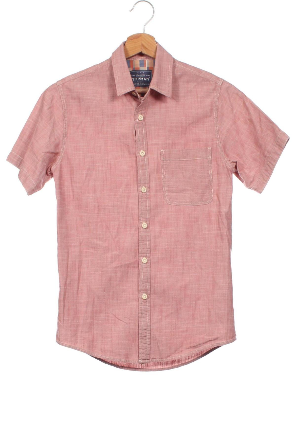 Herrenhemd Topman, Größe XXS, Farbe Rosa, Preis 5,01 €