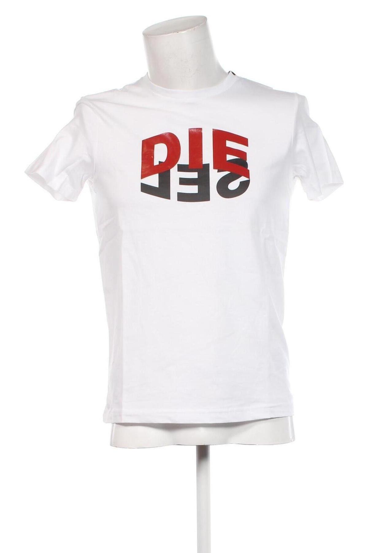 Herren T-Shirt Diesel, Größe S, Farbe Weiß, Preis € 53,99