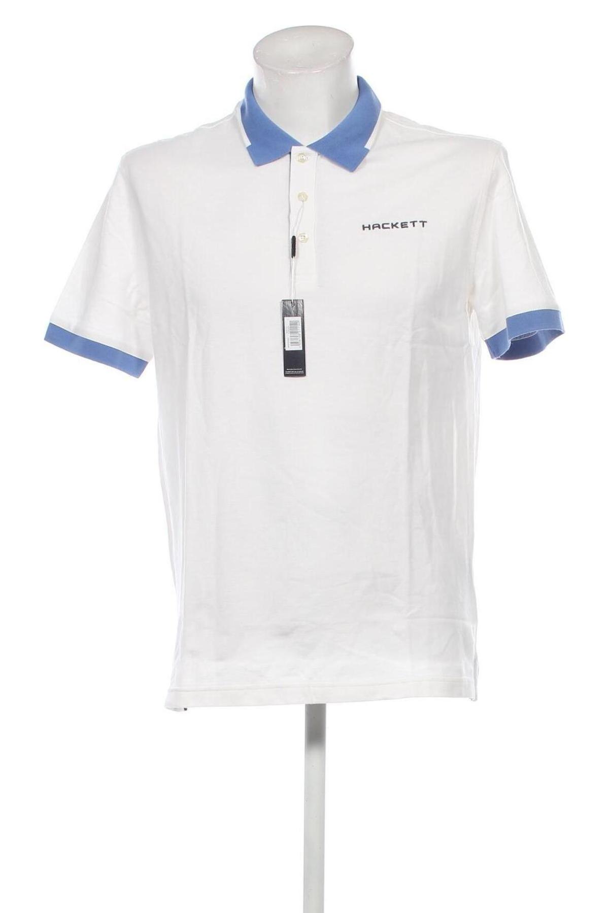 Ανδρικό t-shirt Hackett, Μέγεθος L, Χρώμα Λευκό, Τιμή 63,92 €