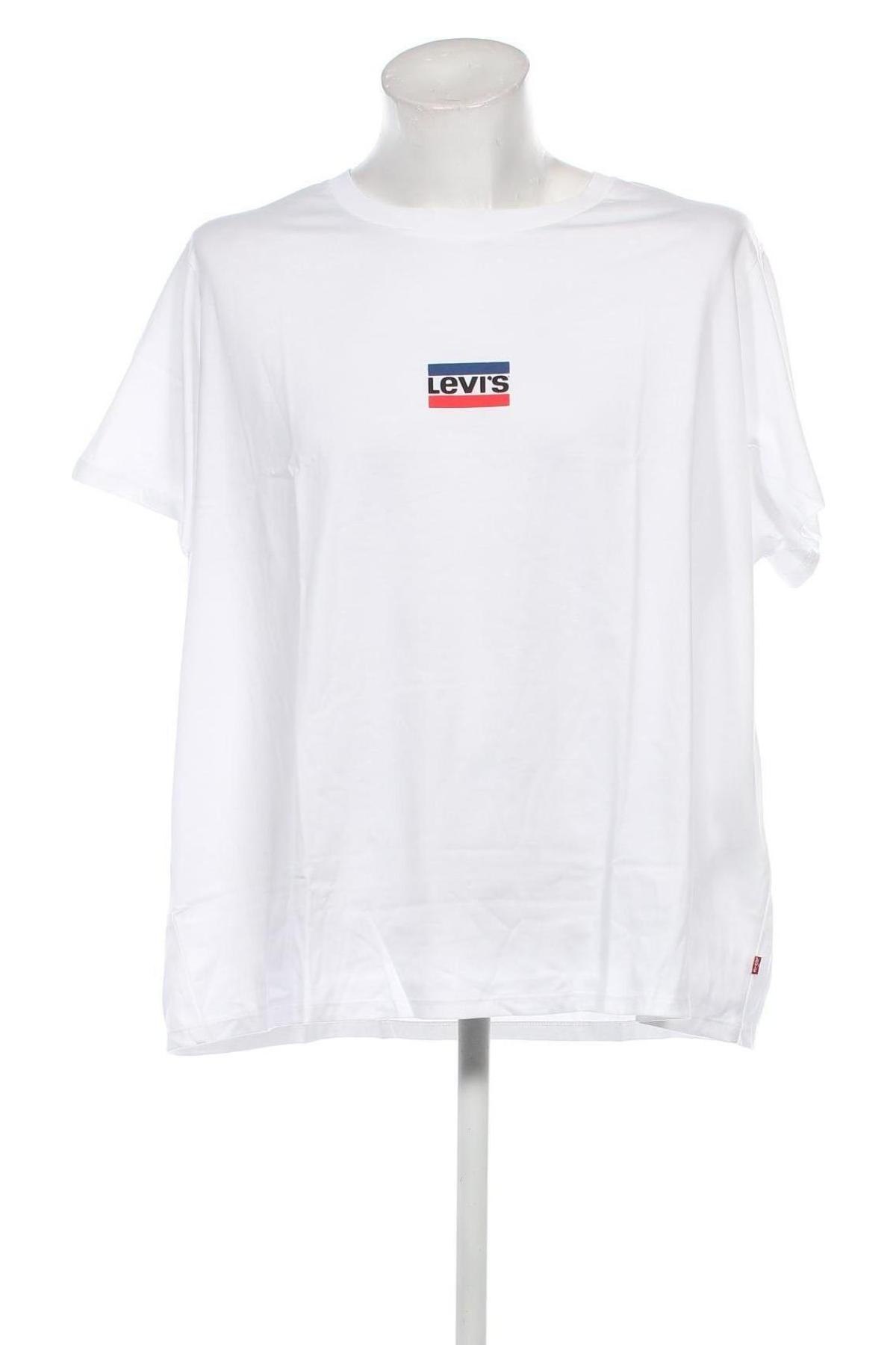 Ανδρικό t-shirt Levi's, Μέγεθος 4XL, Χρώμα Λευκό, Τιμή 17,99 €