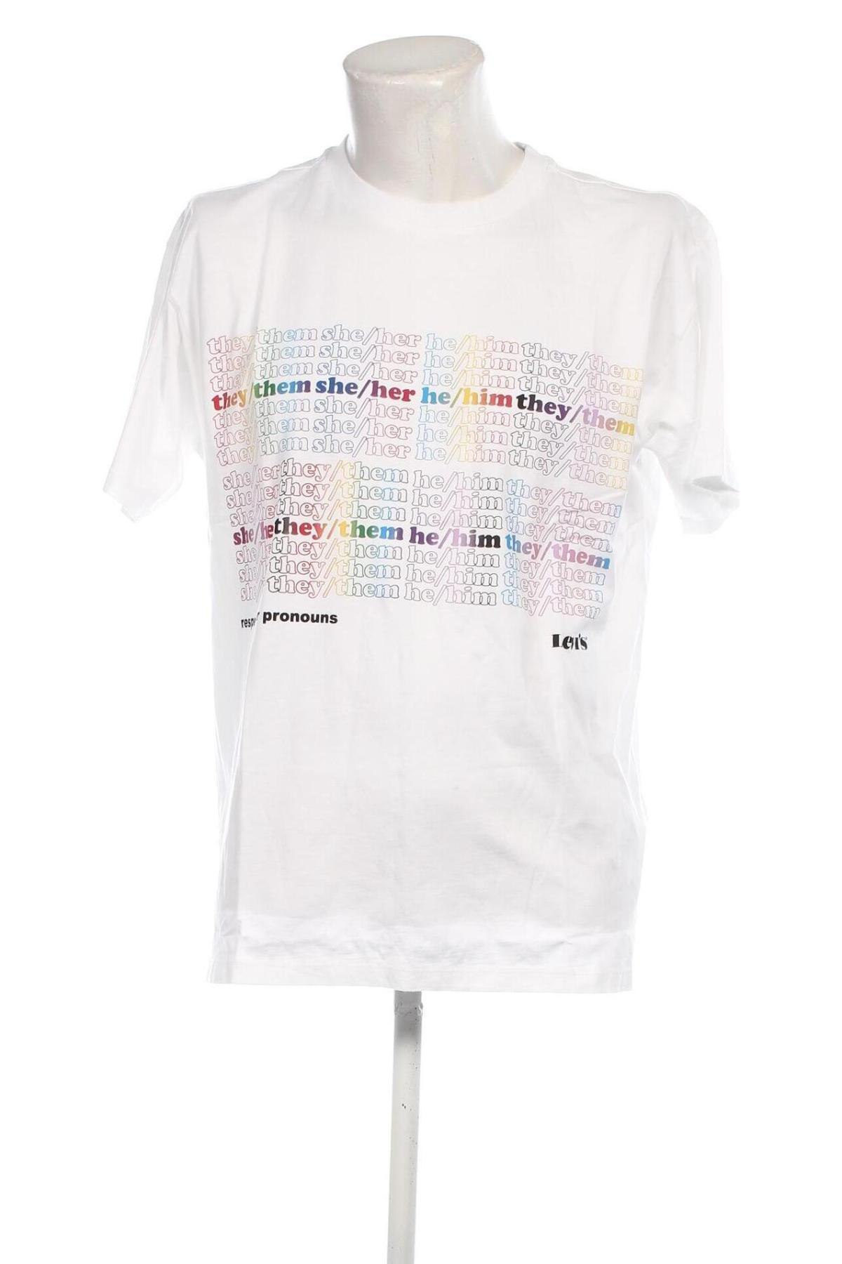 Herren T-Shirt Levi's, Größe S, Farbe Weiß, Preis € 12,99