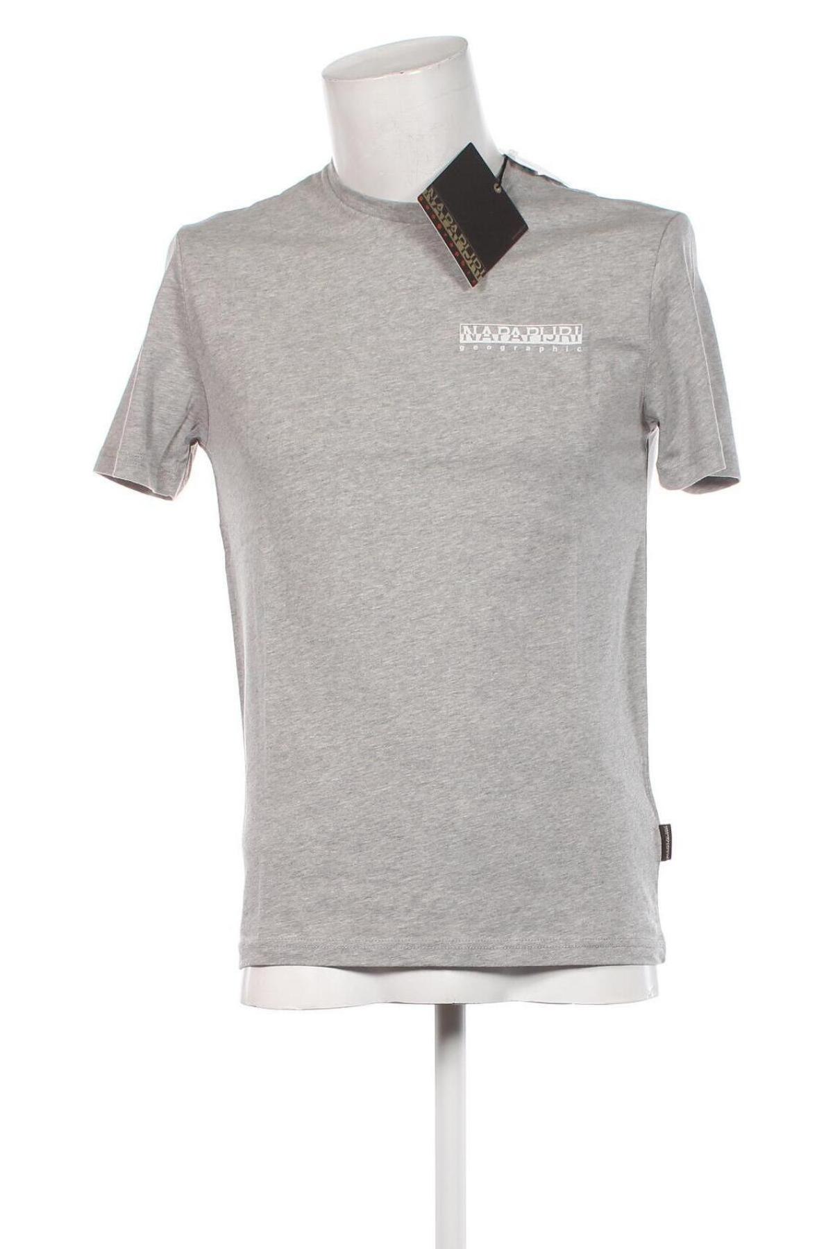 Herren T-Shirt Napapijri, Größe S, Farbe Grau, Preis € 37,11