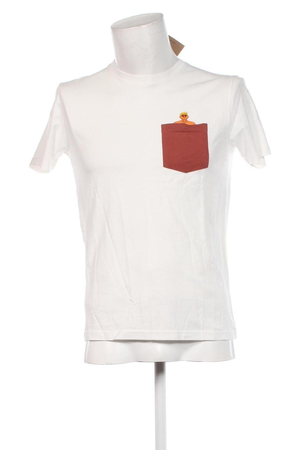 Herren T-Shirt Olow, Größe S, Farbe Weiß, Preis € 18,99