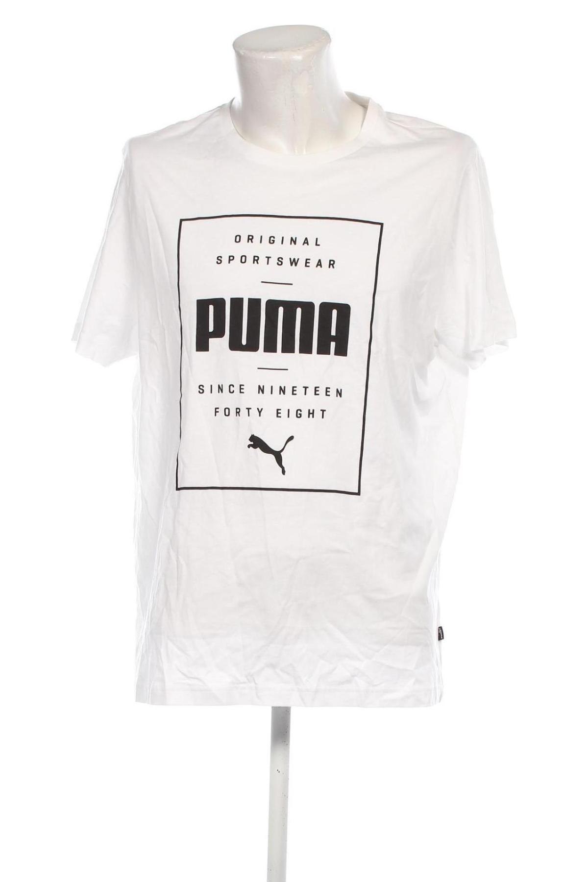 Ανδρικό t-shirt PUMA, Μέγεθος XL, Χρώμα Λευκό, Τιμή 31,96 €