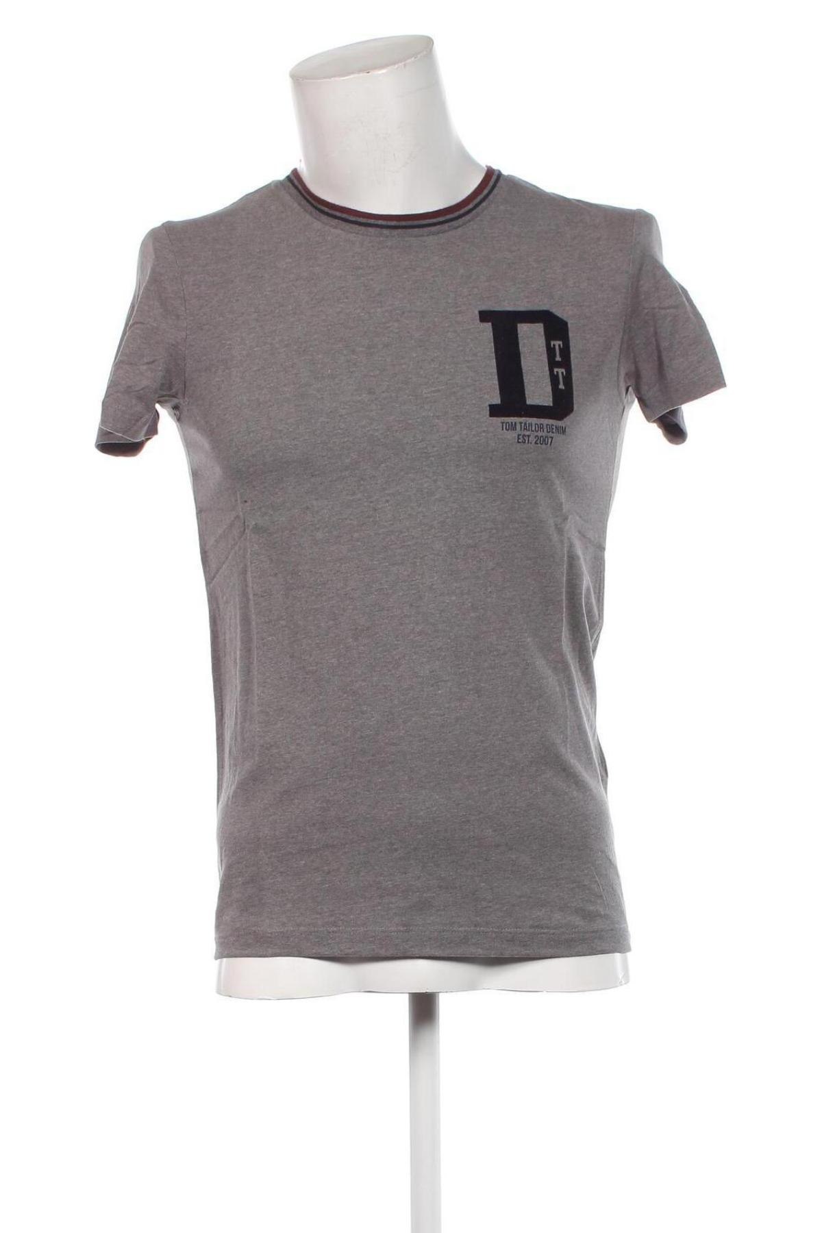 Herren T-Shirt Tom Tailor, Größe S, Farbe Grau, Preis 15,98 €