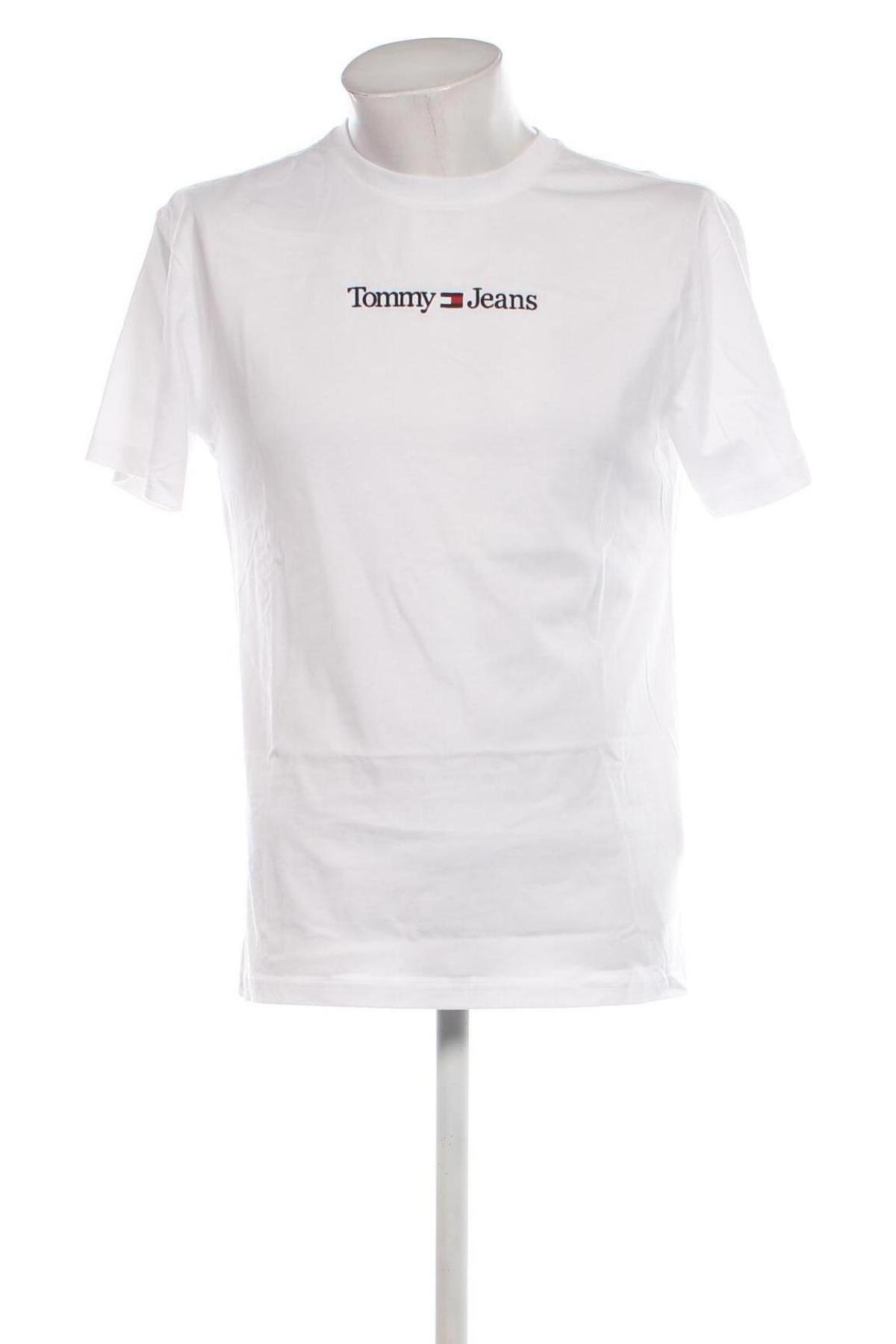 Ανδρικό t-shirt Tommy Jeans, Μέγεθος S, Χρώμα Λευκό, Τιμή 35,99 €