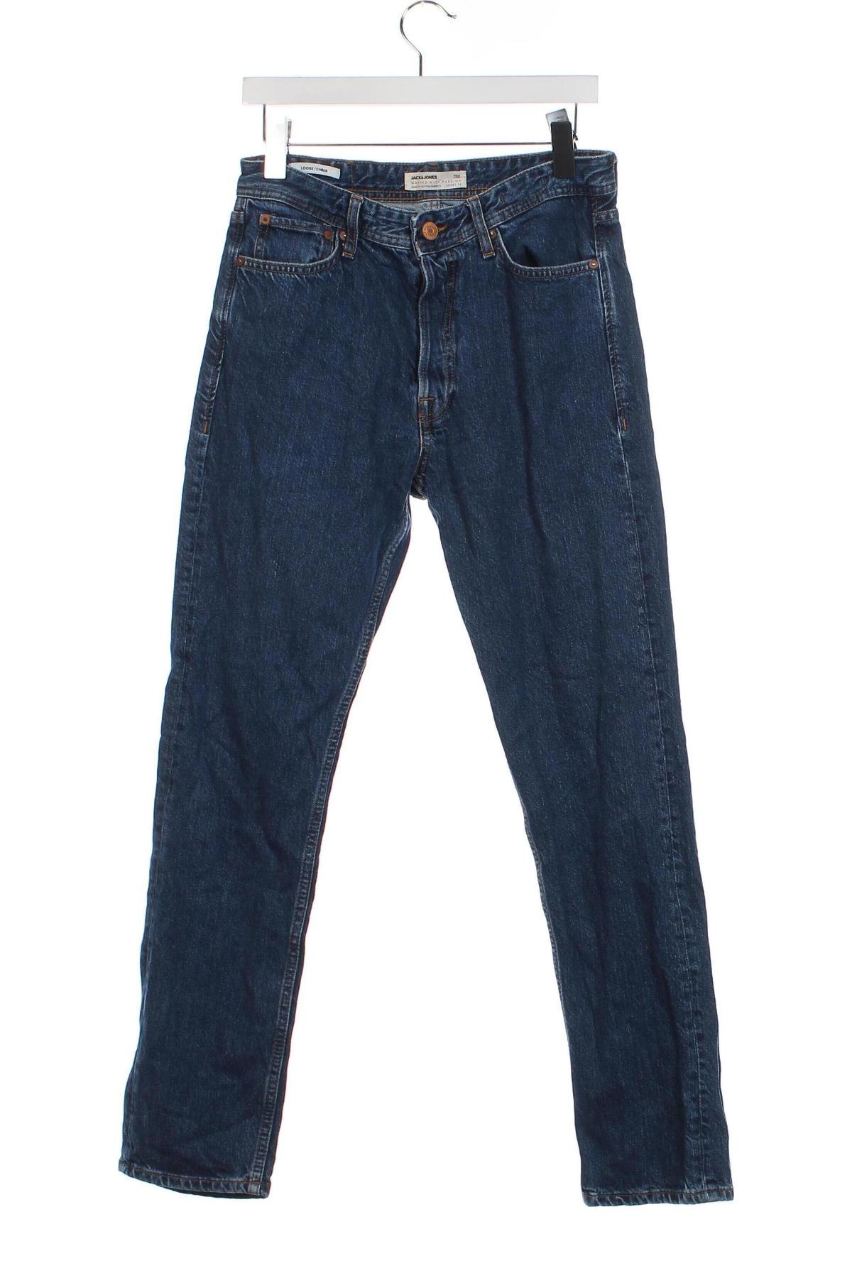 Męskie jeansy Jack & Jones, Rozmiar S, Kolor Niebieski, Cena 24,99 zł