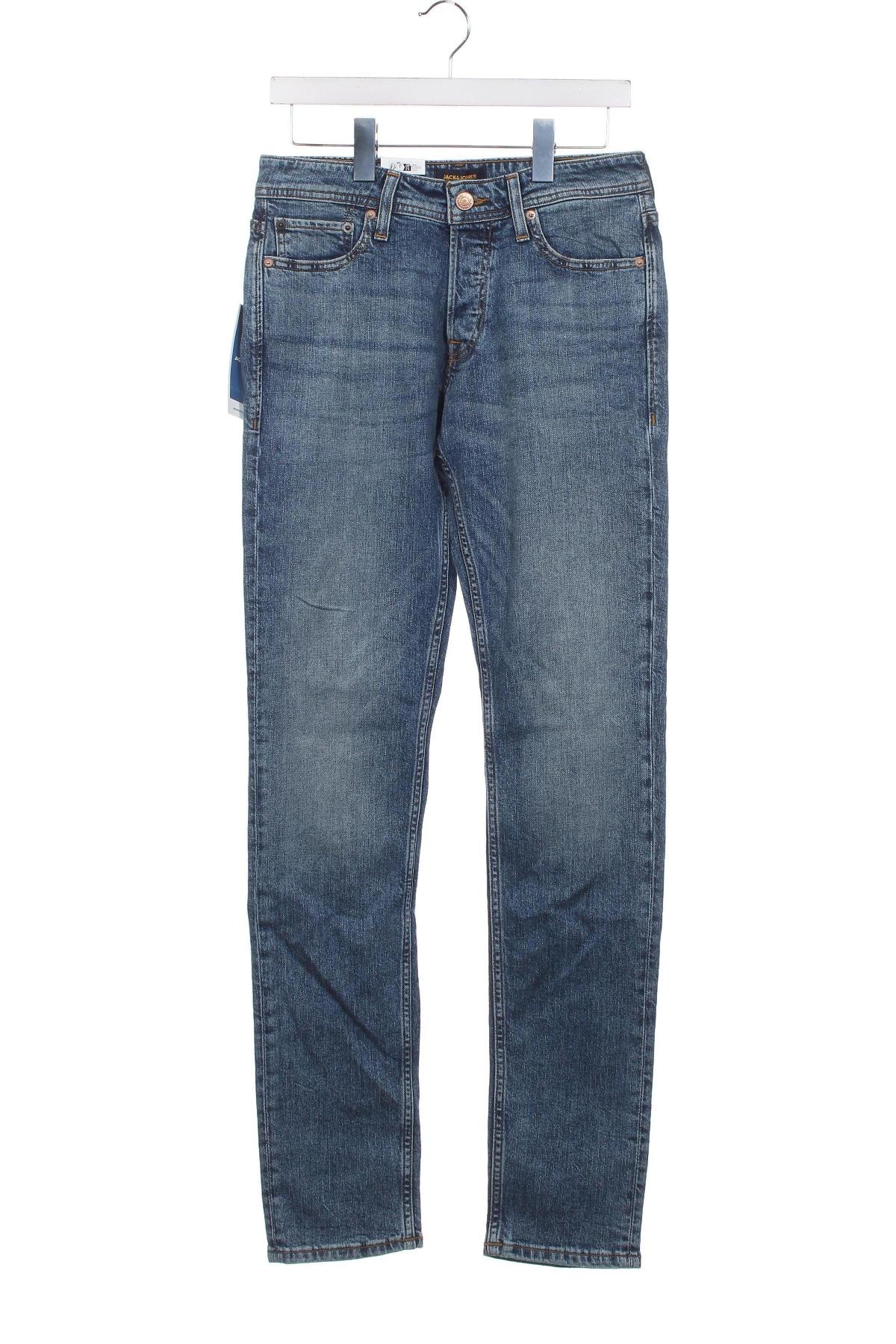 Męskie jeansy Jack & Jones, Rozmiar S, Kolor Niebieski, Cena 64,99 zł