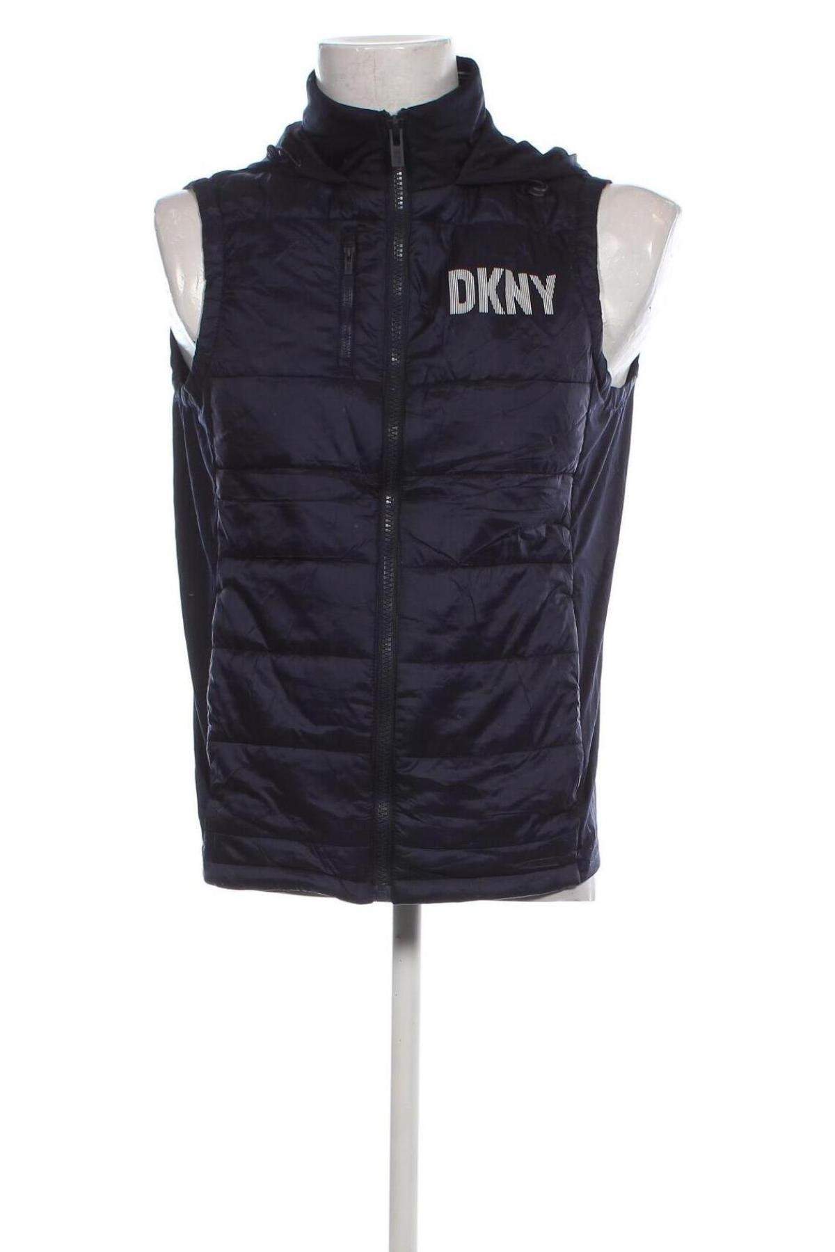 Мъжки елек DKNY, Размер M, Цвят Син, Цена 153,49 лв.