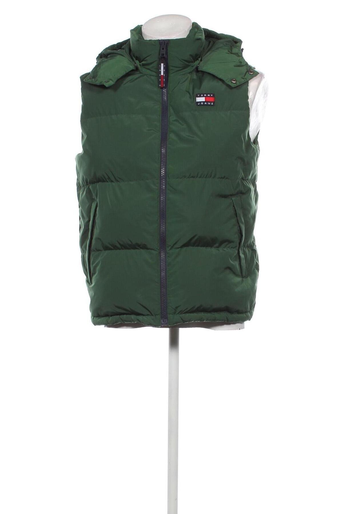 Vestă de bărbați Tommy Jeans, Mărime M, Culoare Verde, Preț 404,99 Lei