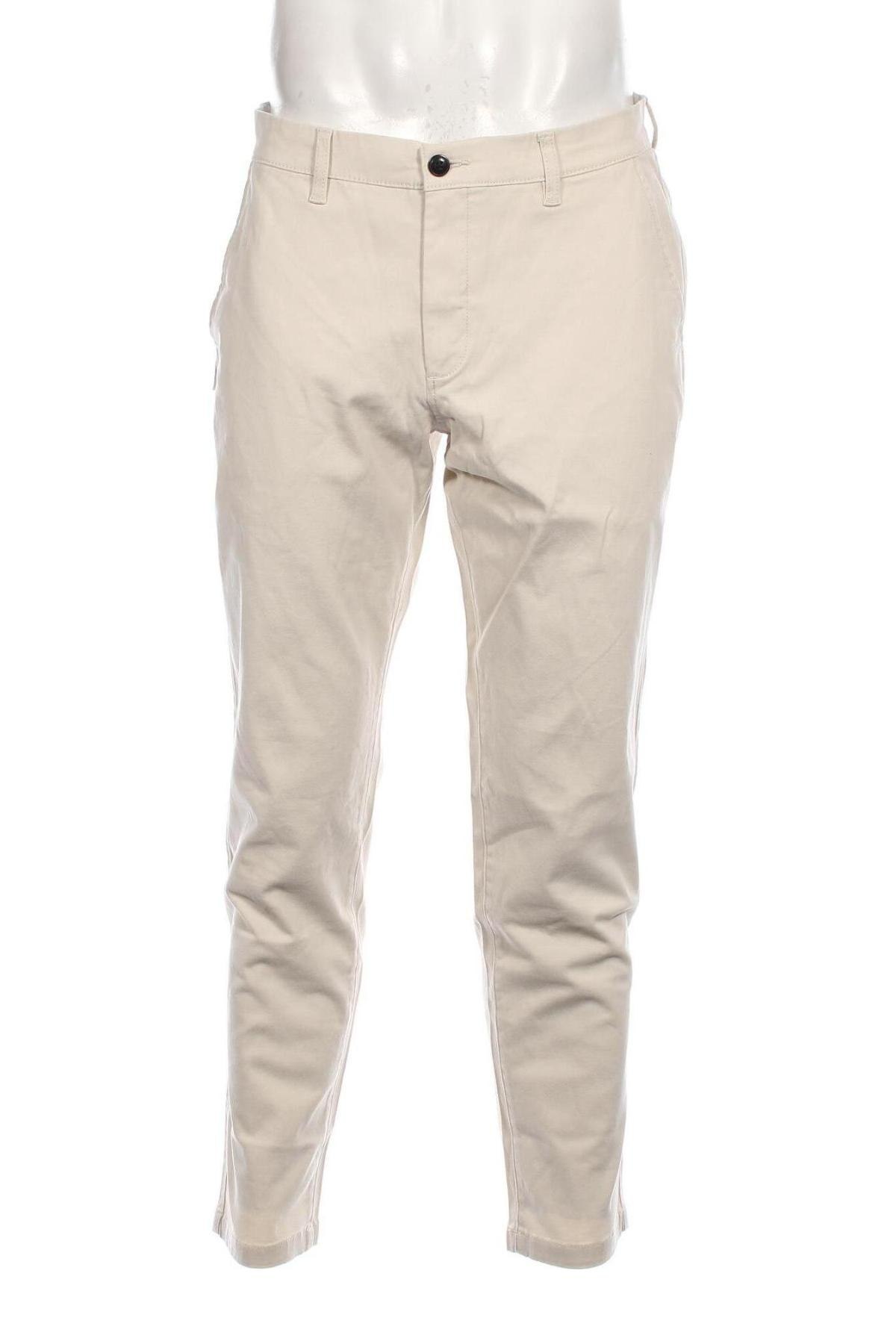 Herrenhose Jack & Jones, Größe L, Farbe Ecru, Preis € 15,99