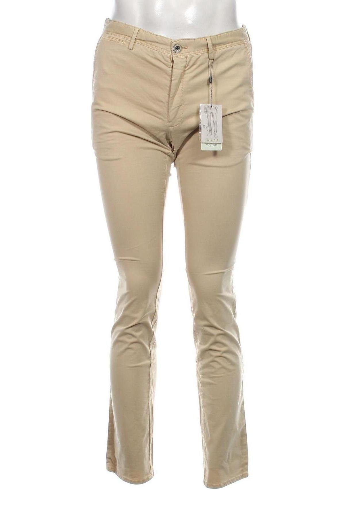 Herrenhose Mango, Größe M, Farbe Beige, Preis 33,99 €