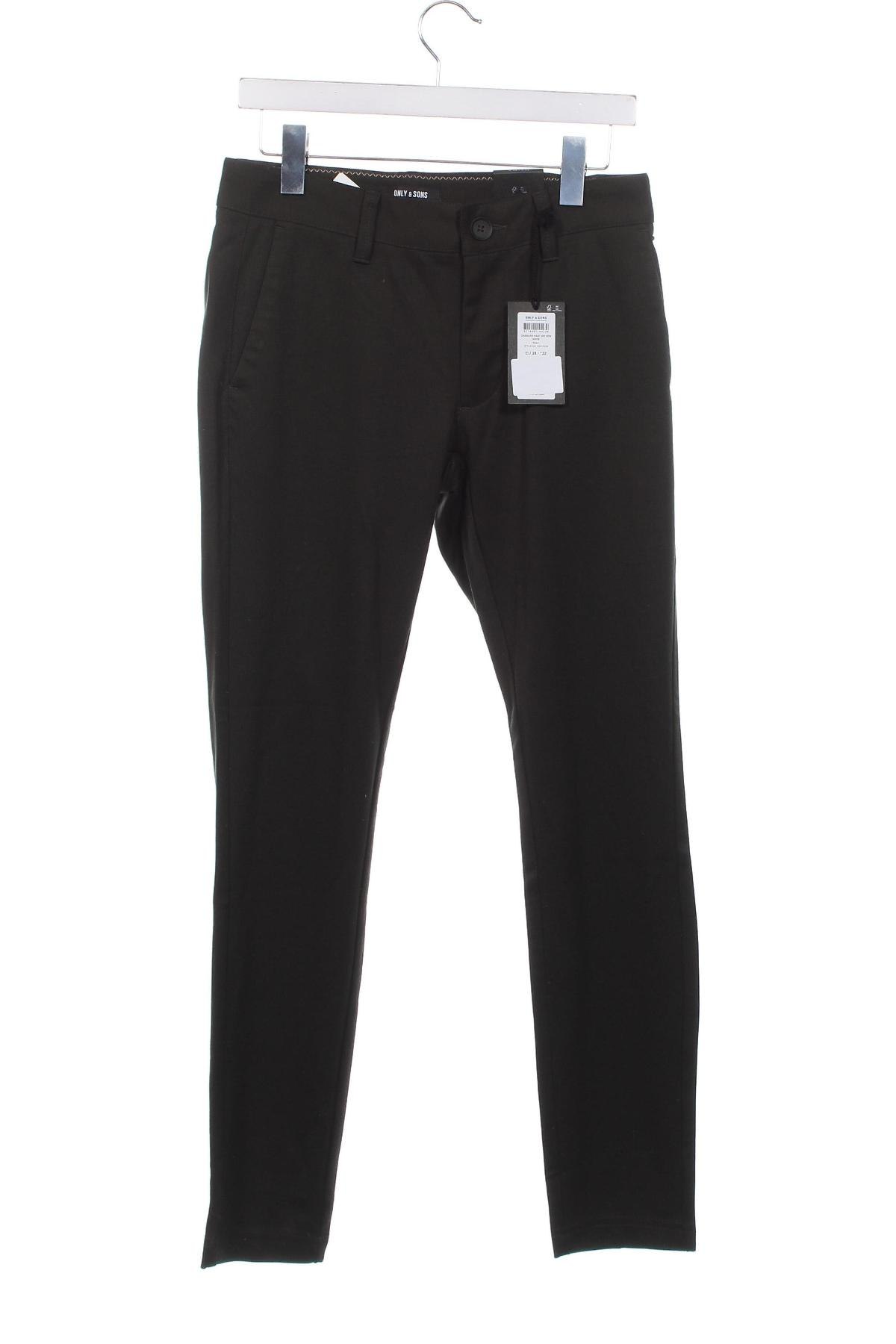 Pantaloni de bărbați Only & Sons, Mărime S, Culoare Verde, Preț 71,99 Lei