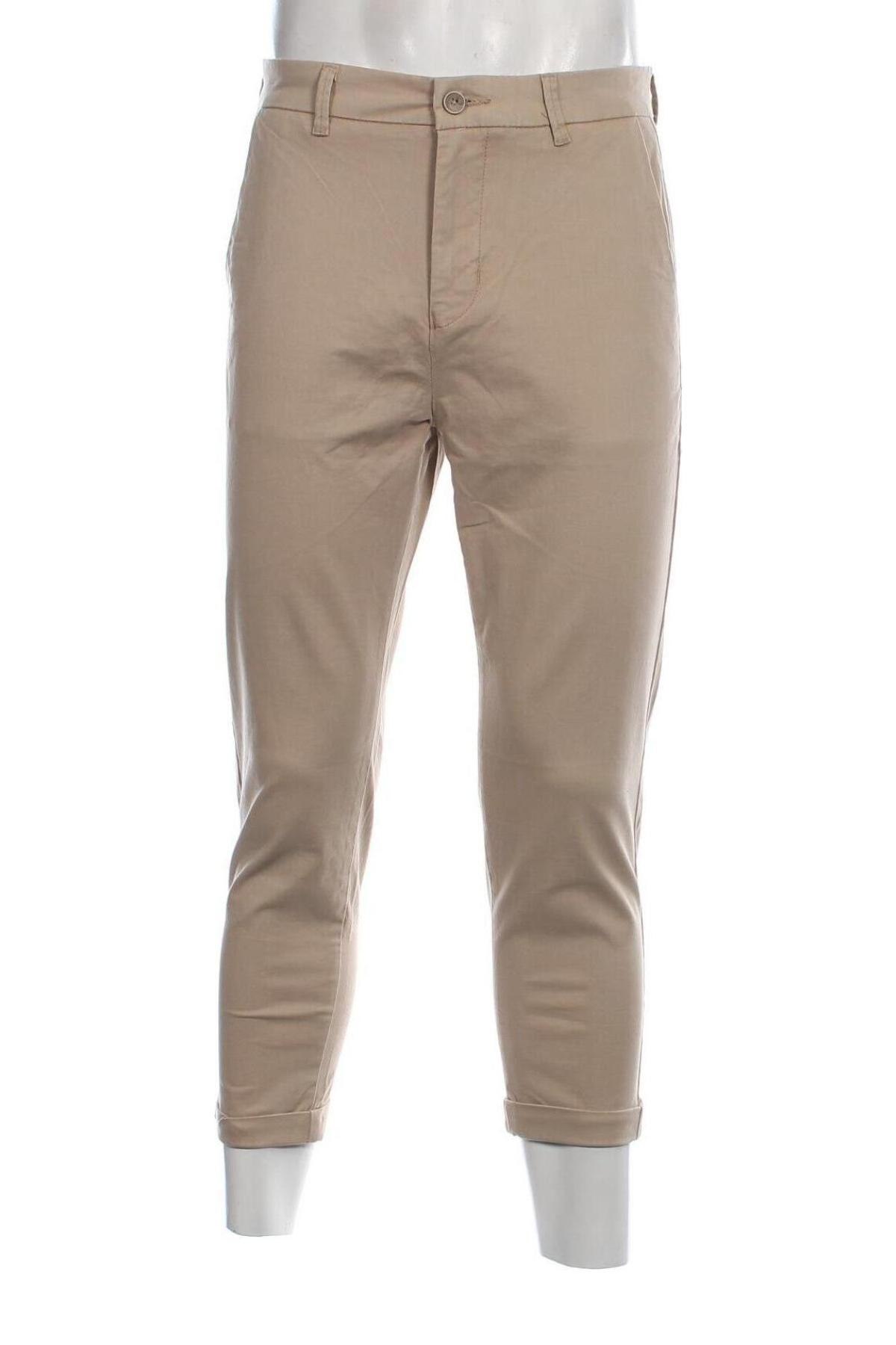 Pantaloni de bărbați Only & Sons, Mărime M, Culoare Bej, Preț 89,99 Lei