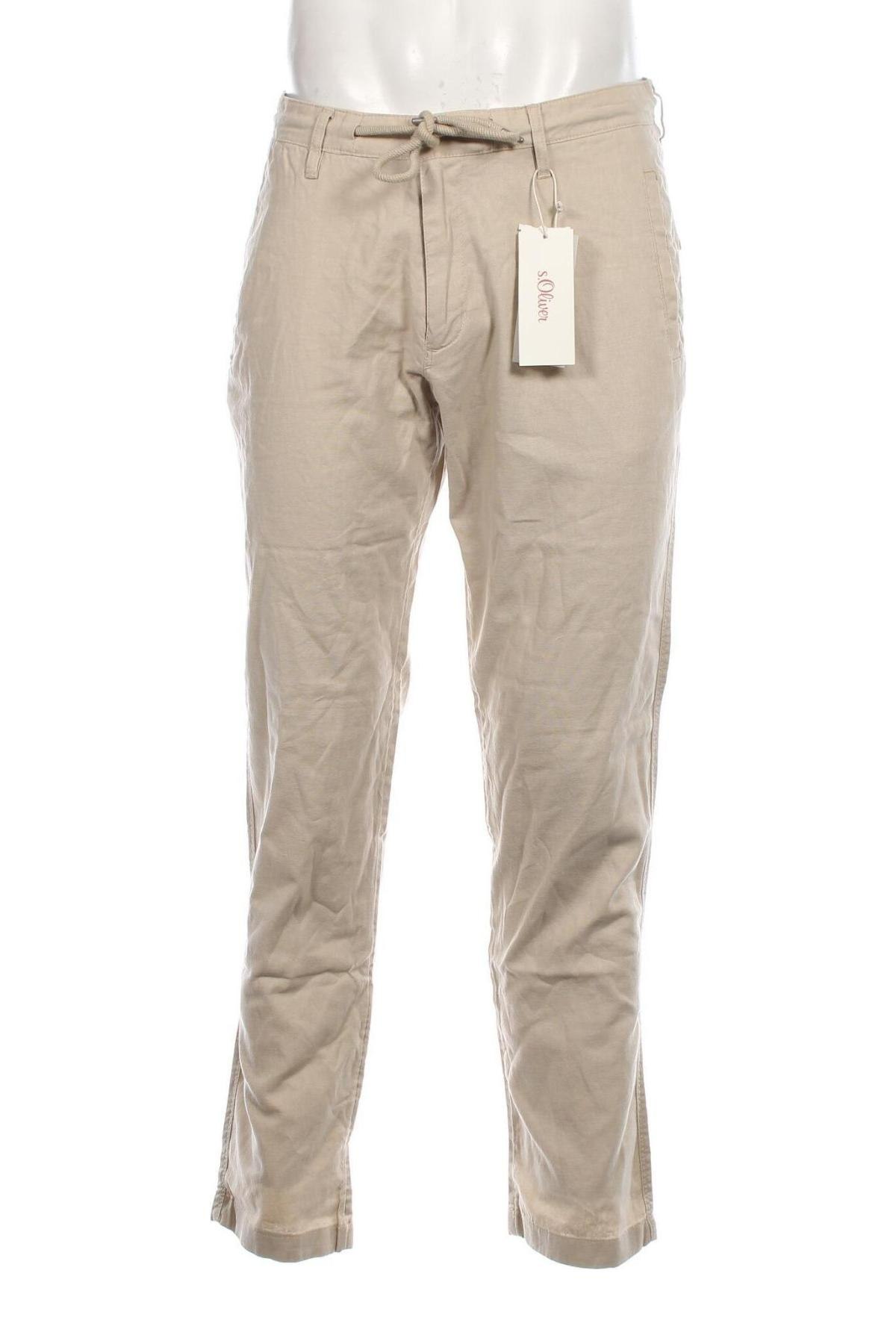 Herrenhose S.Oliver, Größe M, Farbe Beige, Preis € 14,99