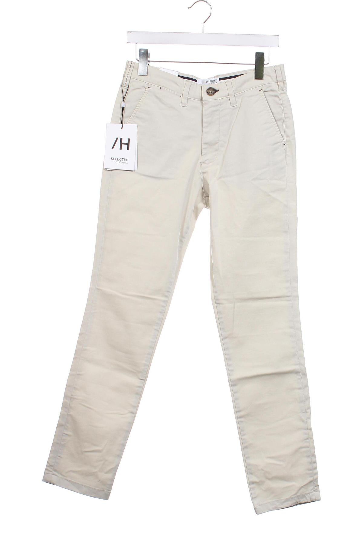 Herrenhose Selected Homme, Größe S, Farbe Beige, Preis € 12,49