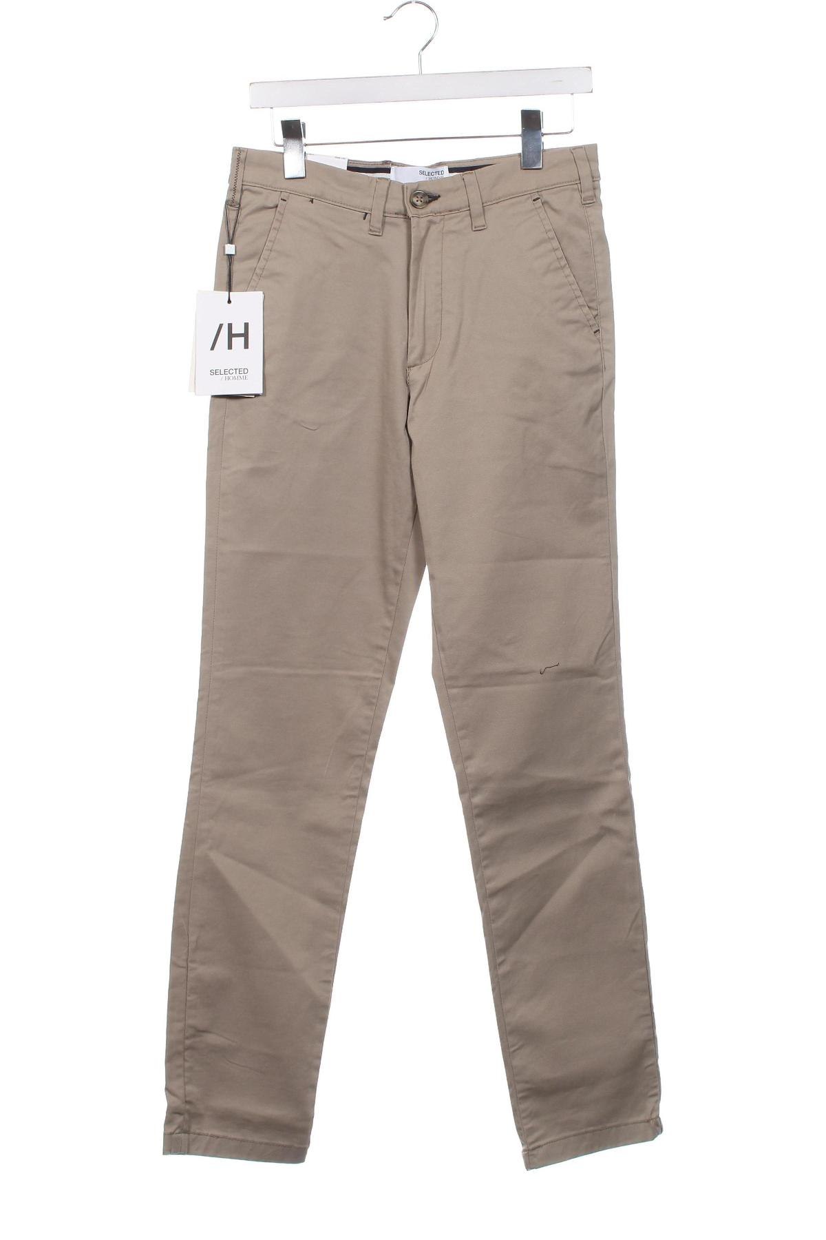 Herrenhose Selected Homme, Größe S, Farbe Beige, Preis 11,99 €