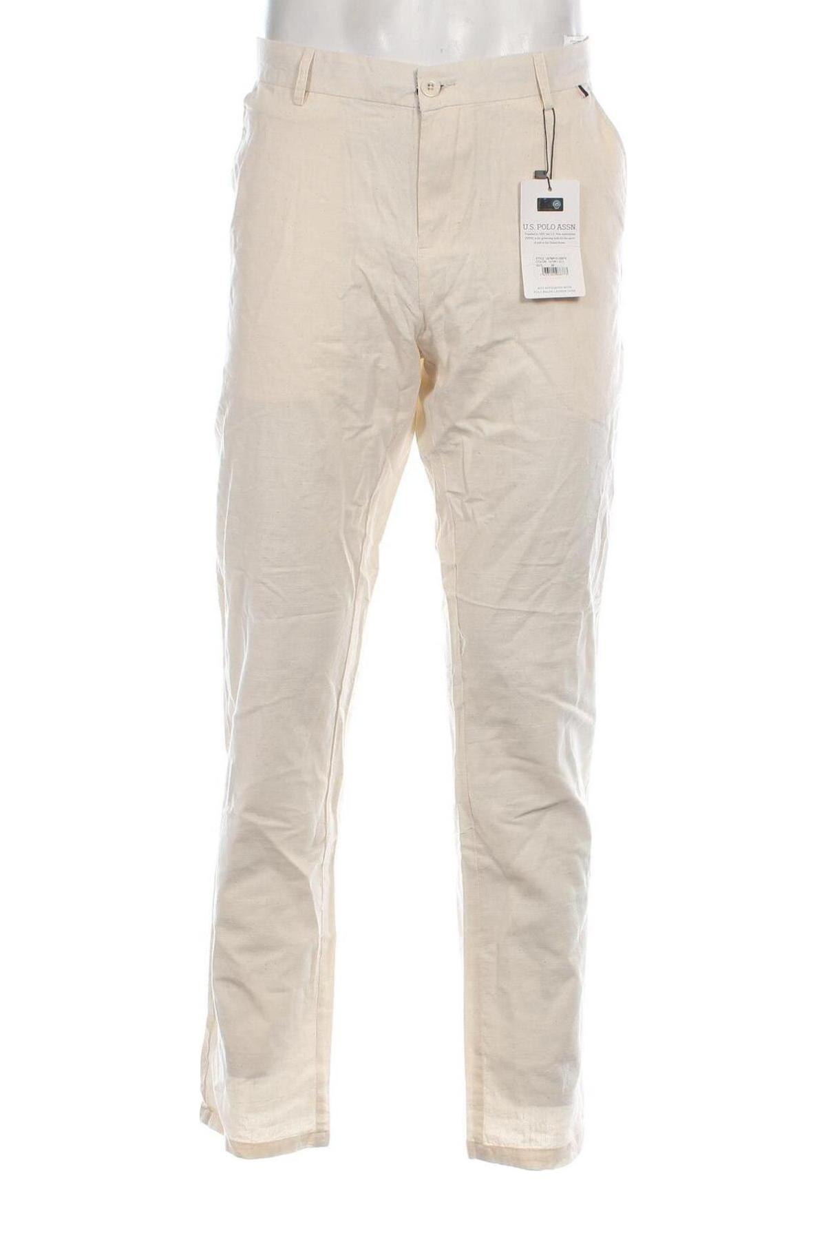 Herrenhose U.S. Polo Assn., Größe XL, Farbe Ecru, Preis € 97,42