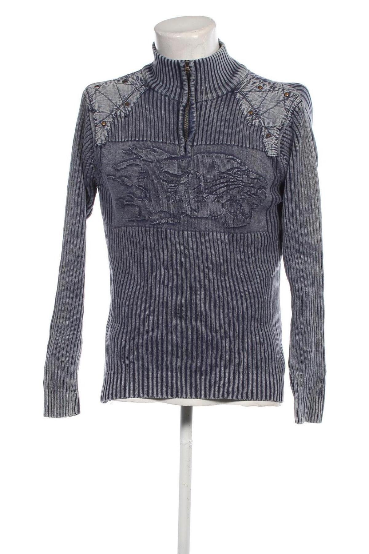 Herrenpullover, Größe M, Farbe Blau, Preis € 7,49