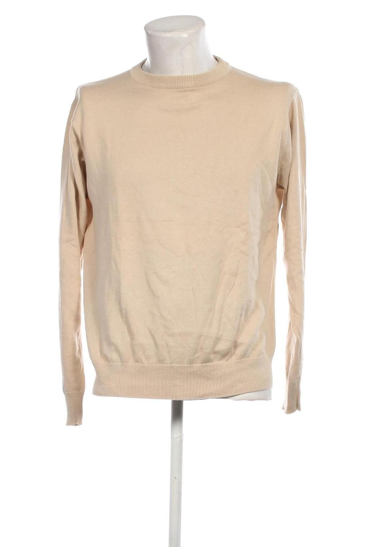 Herrenpullover, Größe L, Farbe Beige, Preis € 7,49