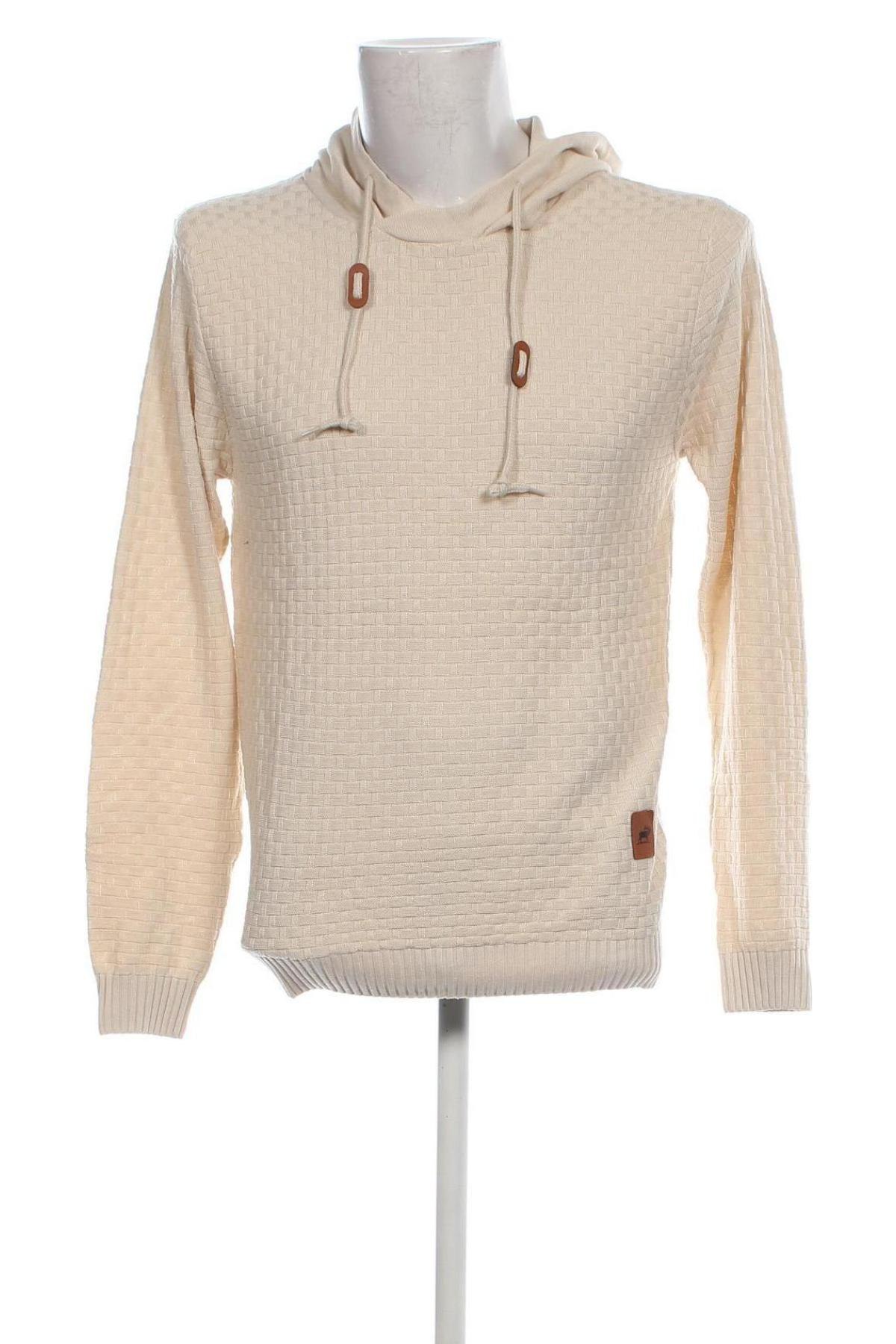 Herrenpullover, Größe M, Farbe Ecru, Preis 7,49 €